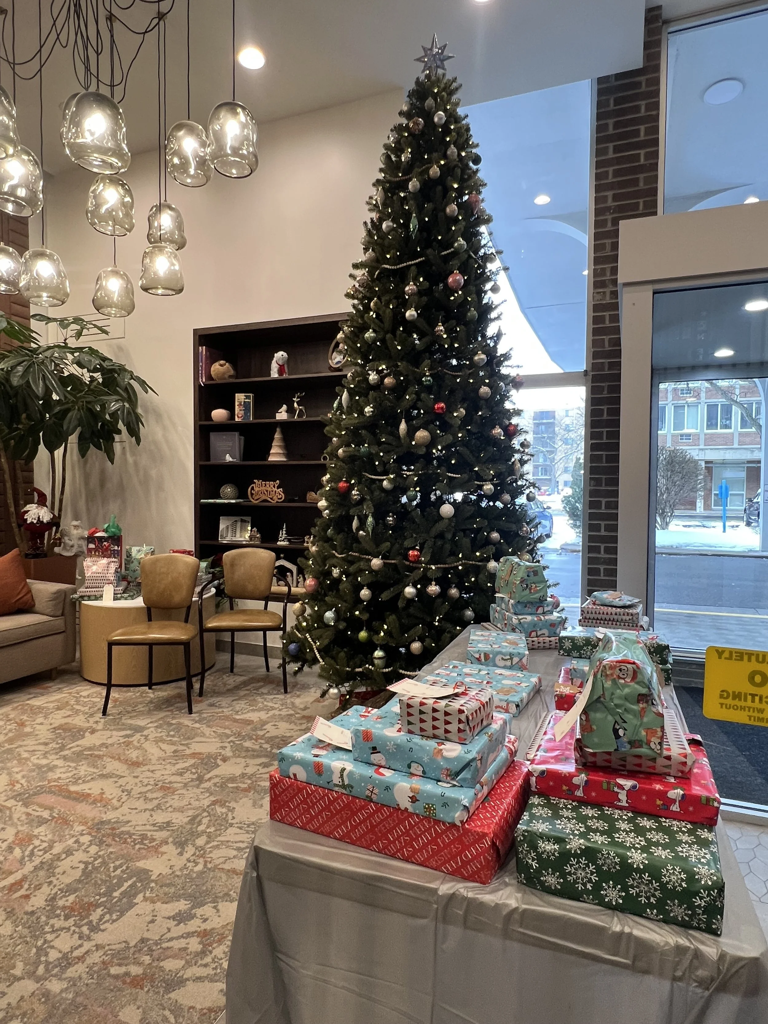 This is what the holiday season at Churchill Towers looks like ❤️