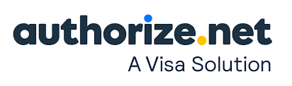 Authorize.net logo with the tagline "A Visa Solution"