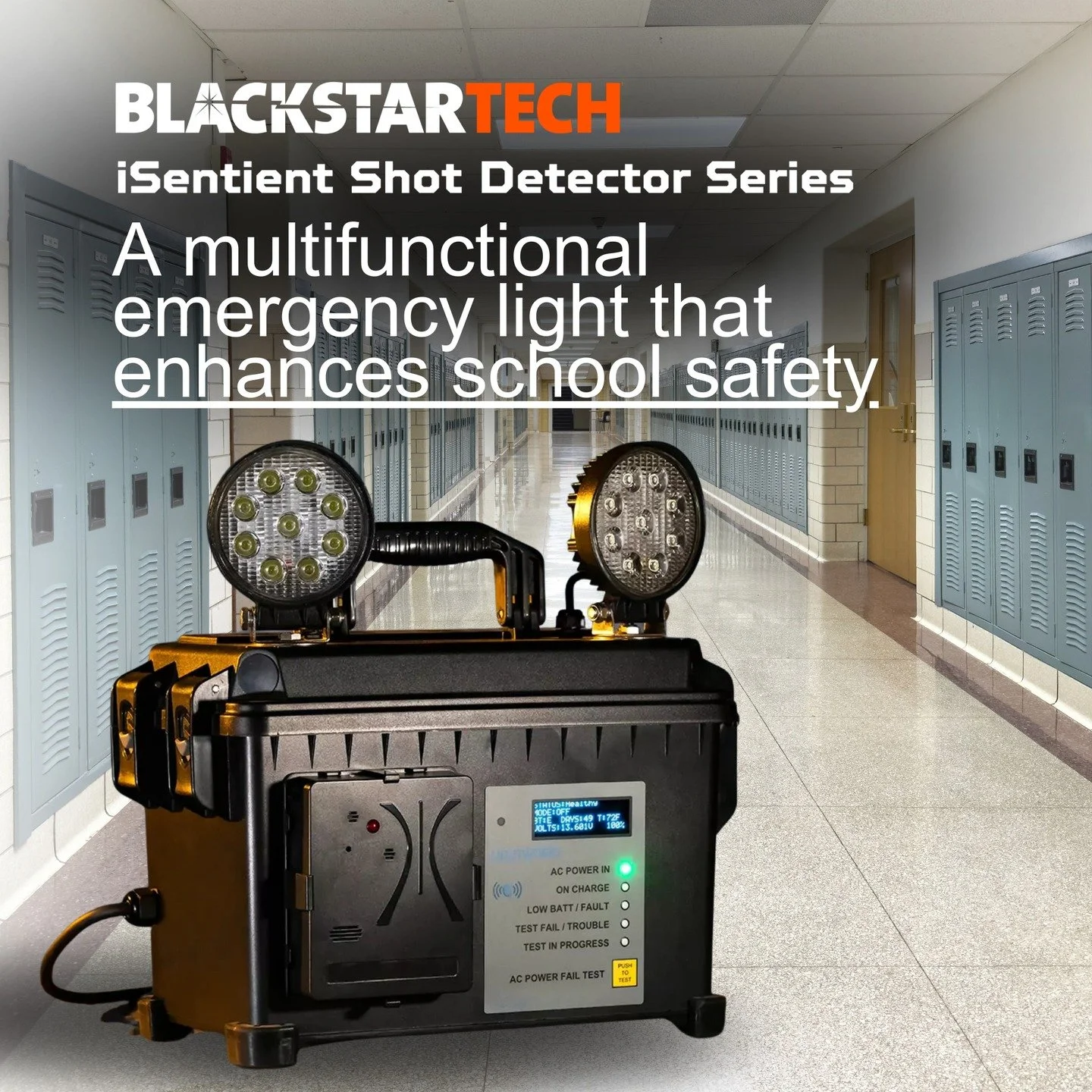 Introducing the iSentient Shot Detector Series &mdash; multifunctional emergency lighting designed to protect critical spaces. ⚡

iSentient provides instant gunshot detection, voice-command sensing, automatic 911 notification, real-time location mapp