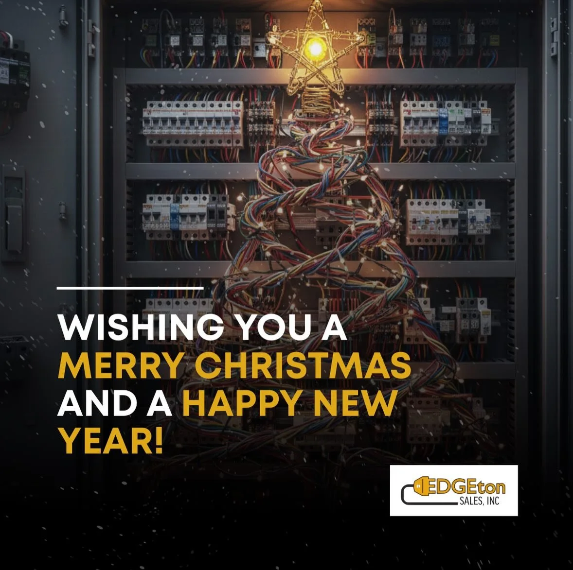 Merry Christmas and a Happy New Year from Edgeton Sales!🎄Wishing you a joyful holiday season and a great year ahead.