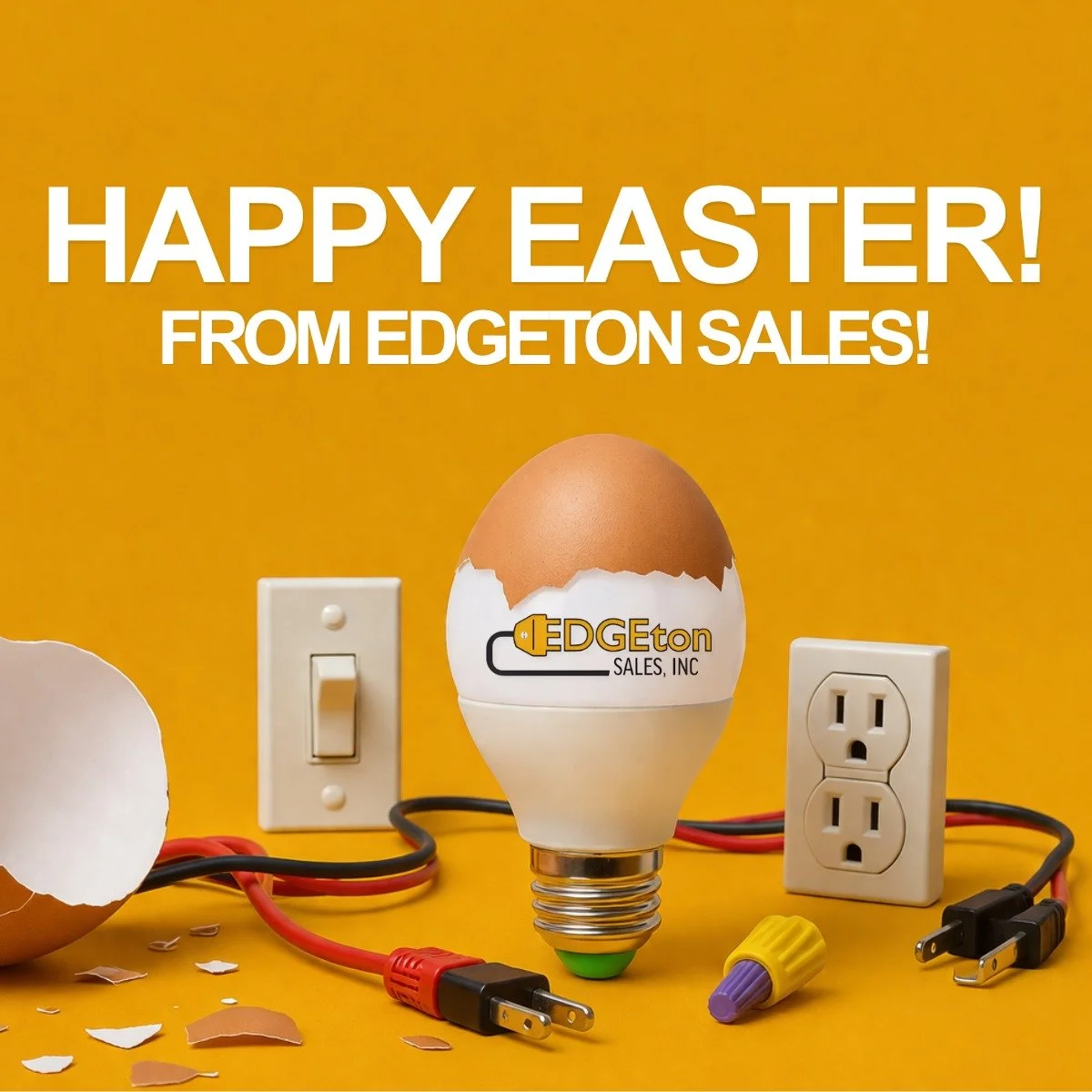 Happy Easter from Edgeton Sales! 🐰

Wishing you a bright and joyful day. 

Grateful for our partners, our team, and the season ahead!