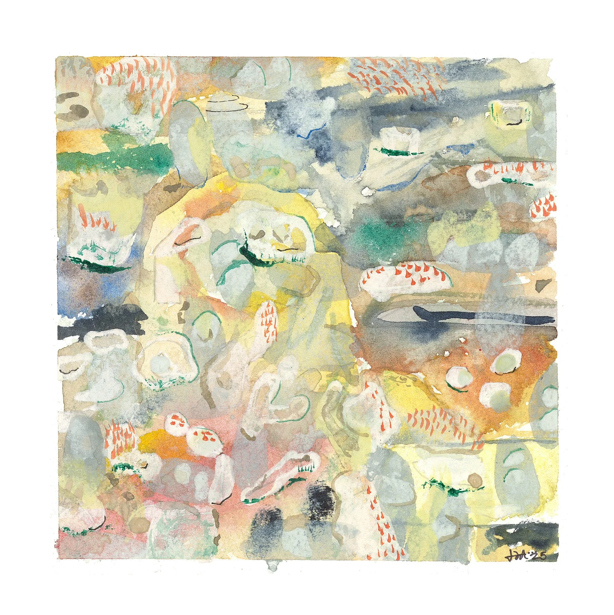 Smudge On Glass I (Print)