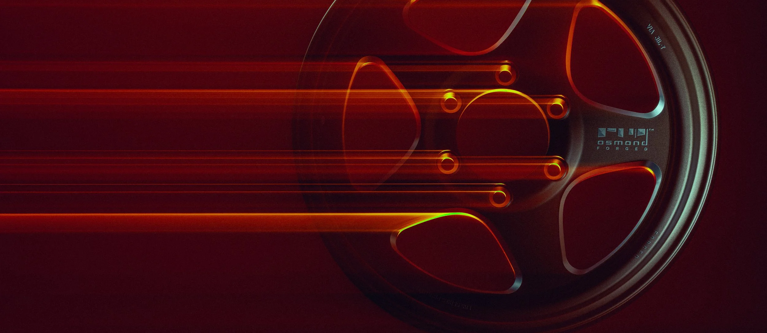Close-up of a speaker with the brand name 'Divoom' on it, with red and orange light streaks resembling motion or sound waves.