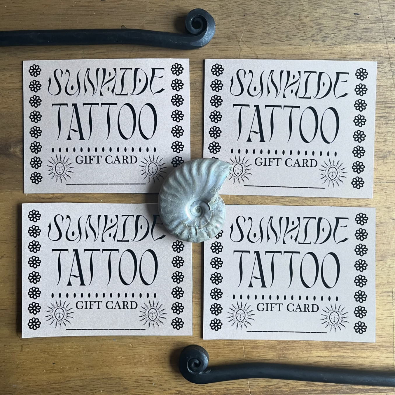 Sunhide Tattoo Gift Card