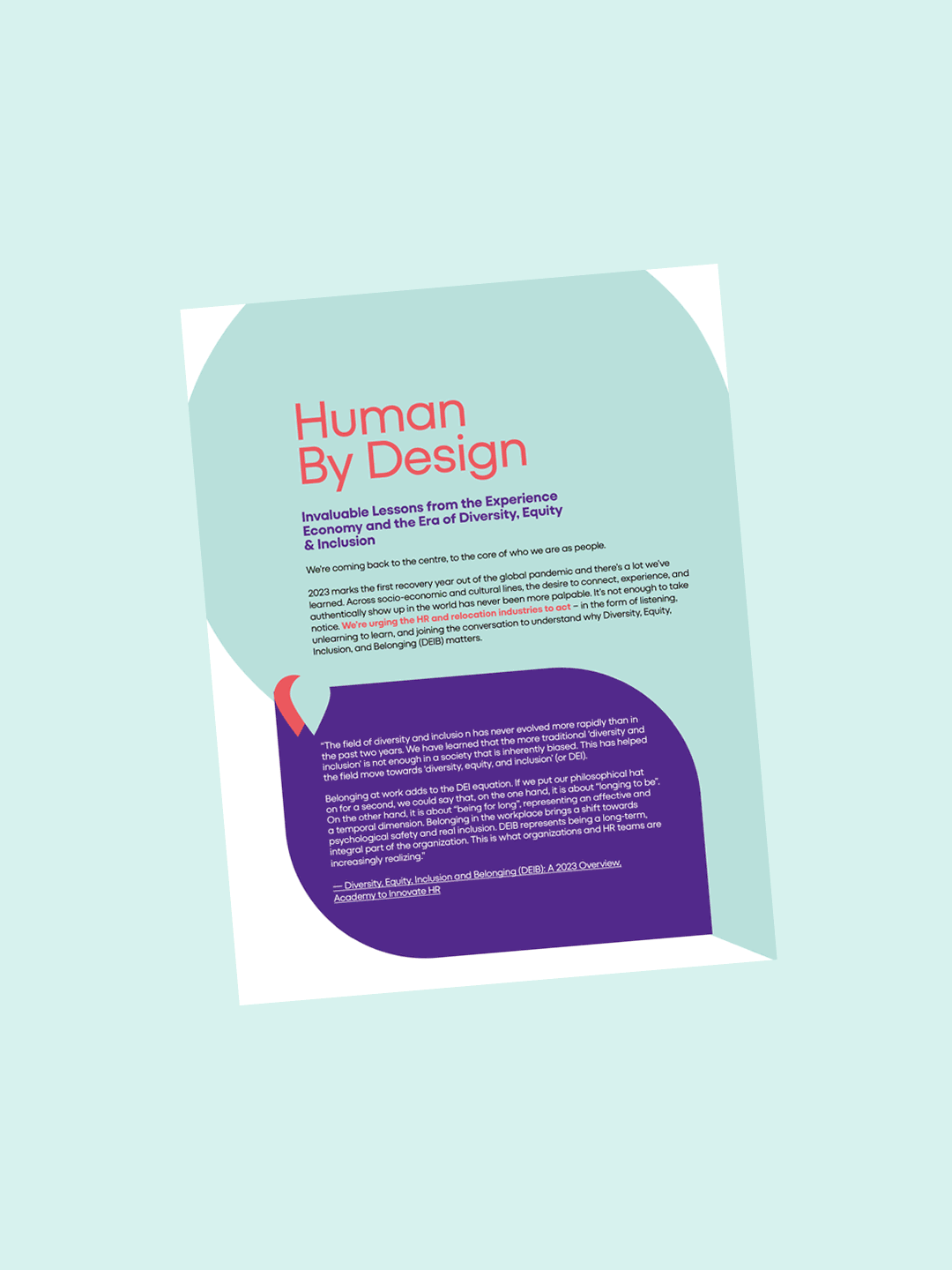 Sprout white paper designs extending the brand identity through editorial layouts, infographics, typography and graphic elements.