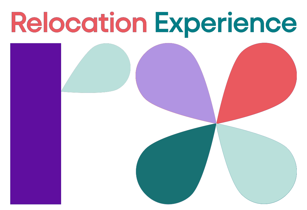 Sprout Relocation Experience brandmark developed from the visual identity system to represent the brand’s approach to relocation.