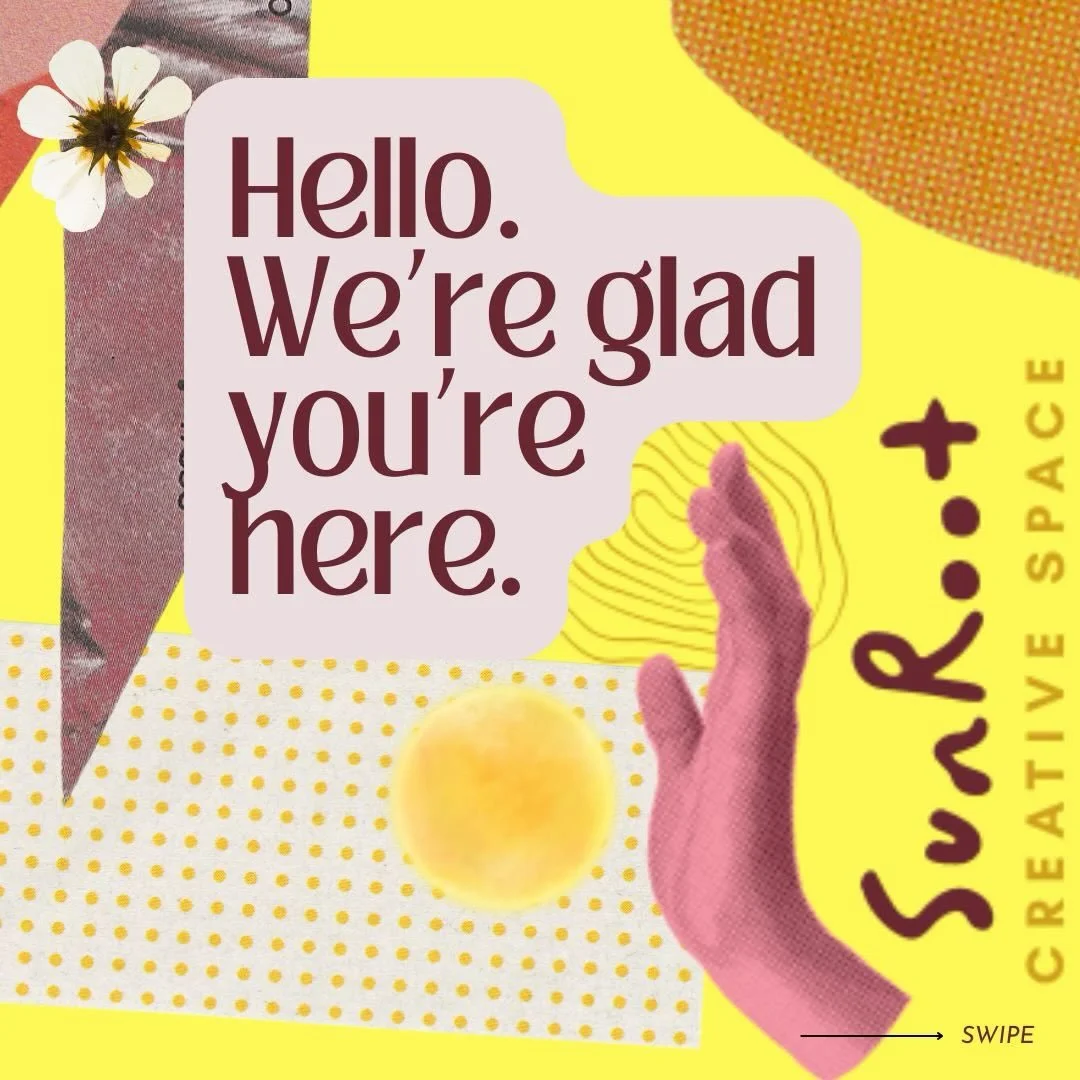 This is our first post of many to come &mdash; welcome.

SunRoot is a space for creative nurturers &mdash; those of us balancing care with creation.

It&rsquo;s a place to slow down, reconnect with our creative well, and remember that creativity isn&