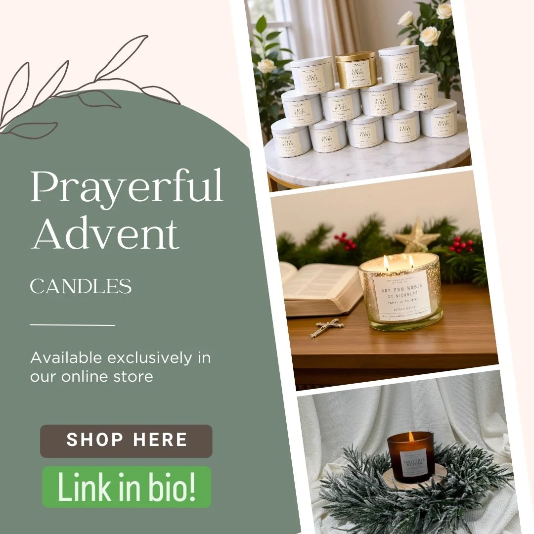 ✨🕯️ New Advent Candles Have Arrived! 🕯️✨

The season of waiting and wonder is here, and we&rsquo;re so excited to share our beautiful new Advent candles with you! Each flame is a gentle reminder of hope, peace, joy, and love&mdash;guiding us closer
