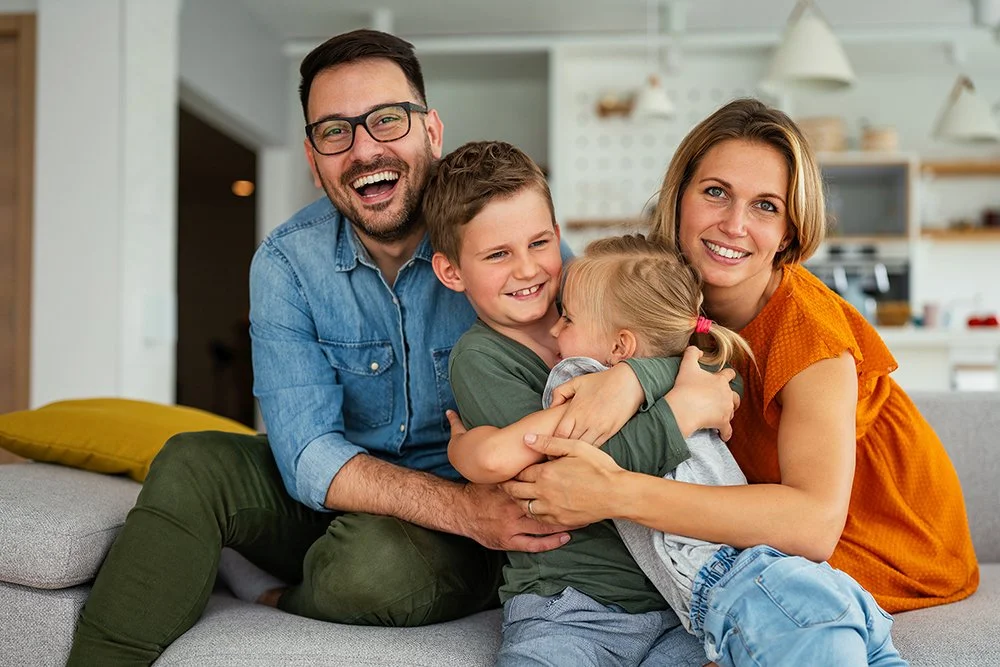 Cheerful Family