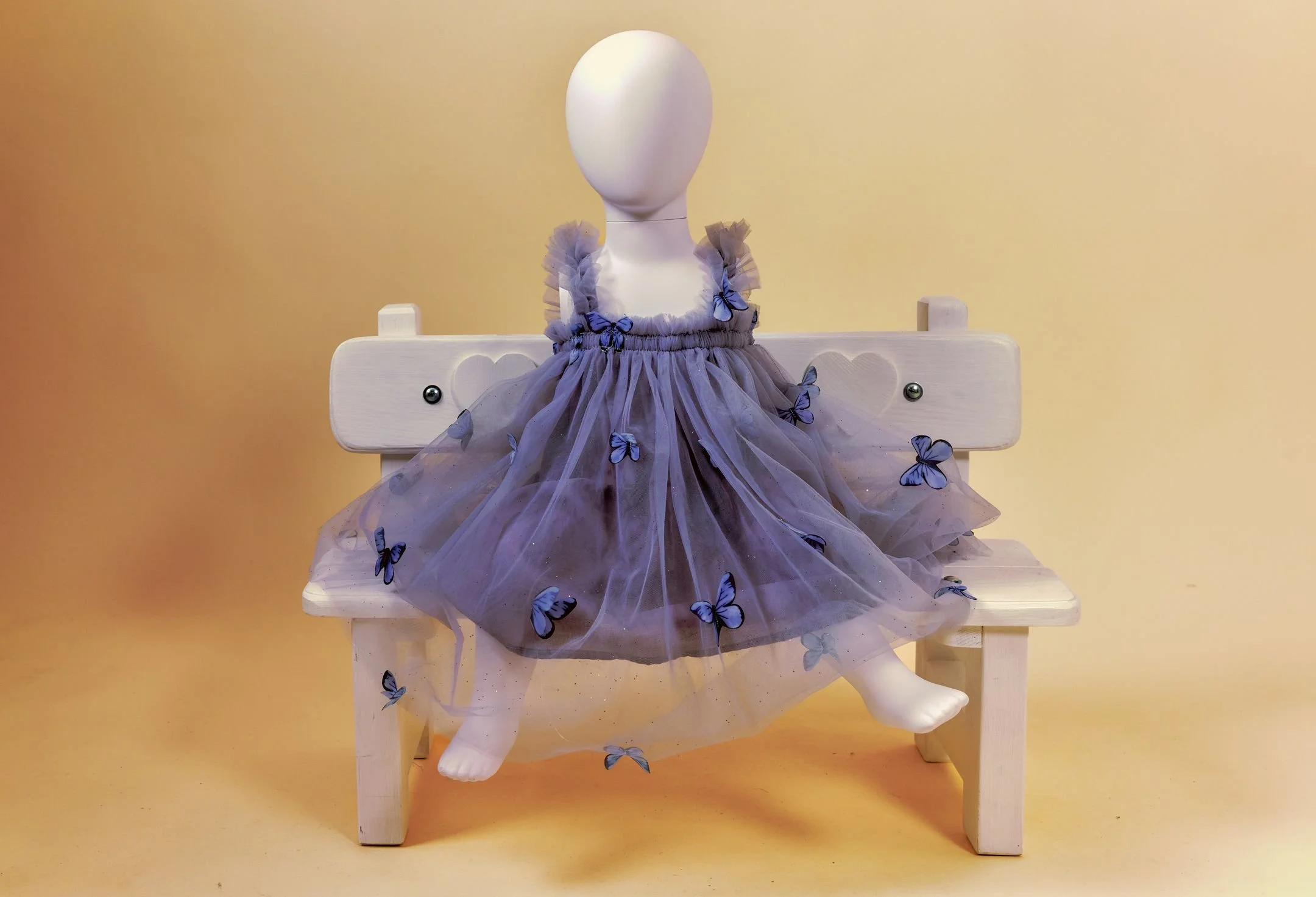 Robe papillon / 6 à 12 mois