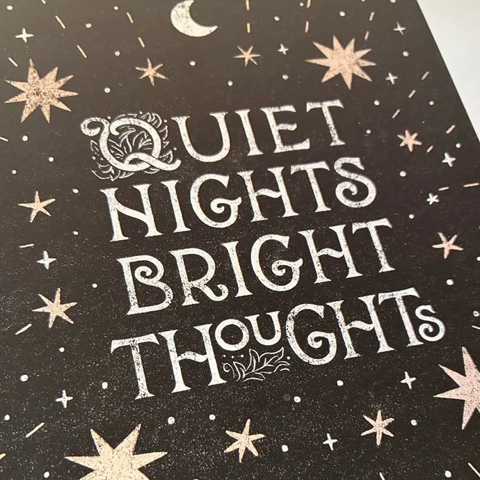 Hand-lettering for journal cover