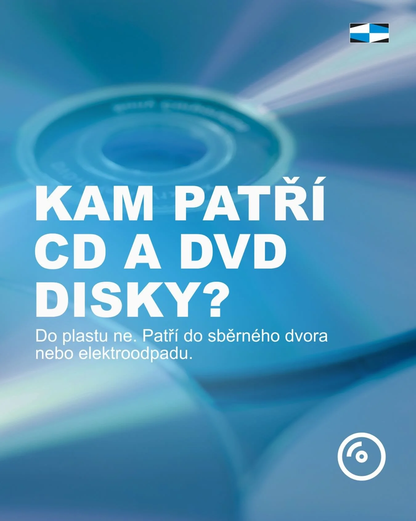 📀 Kam patř&iacute; CD a DVD disky?

❌ Ne do plastu. ✅ Patř&iacute; do sběrn&eacute;ho dvora nebo do elektroodpadu.

Proč je to důležit&eacute;? CD a DVD disky obsahuj&iacute; směs plastu a kovu, kter&aacute; se v běžn&eacute; recyklaci nerozděl&iacu