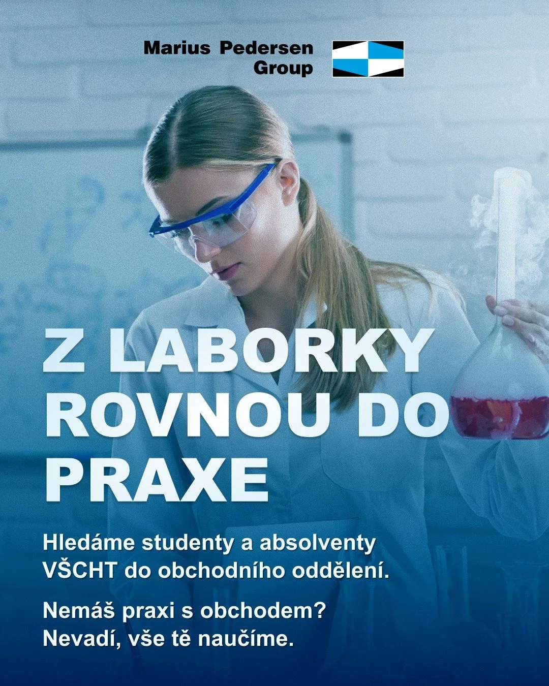 🧪 Chemie tě bav&iacute;, ale nechce&scaron; zůstat jen v laborce? U n&aacute;s svoje znalosti využije&scaron; v praxi, nauč&iacute;&scaron; se komunikovat s lidmi a postupně pronikne&scaron; i do obchodn&iacute; str&aacute;nky věci &ndash; v&scaron;