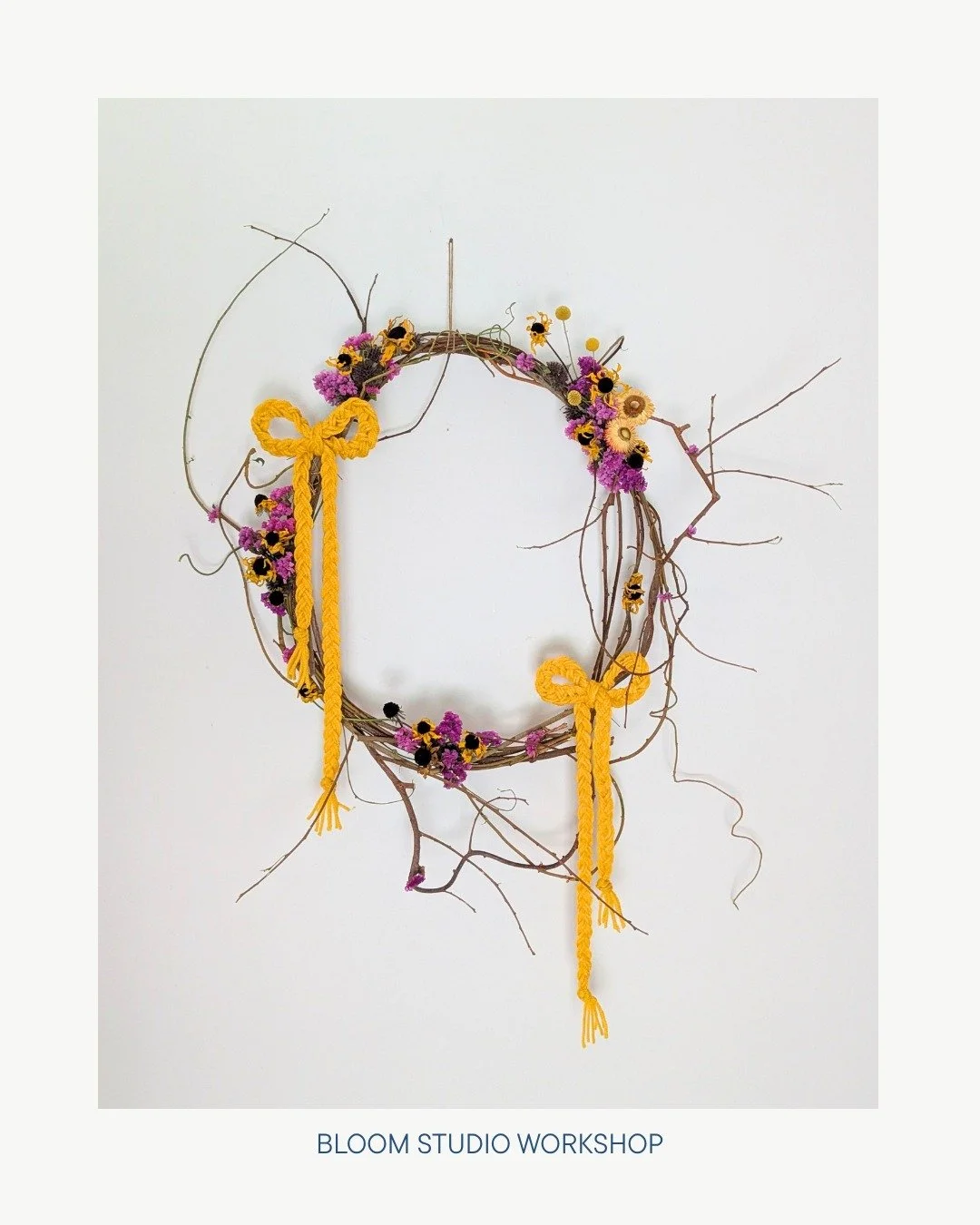 Dried wreaths are here!! These hand-made dried wreaths are lovingly made with Maine-grown and native plants and inspired by the turning season. 

Wreaths are currently available on the BSW website, www.bloomstudioworkshop.com for local delivery. Clic