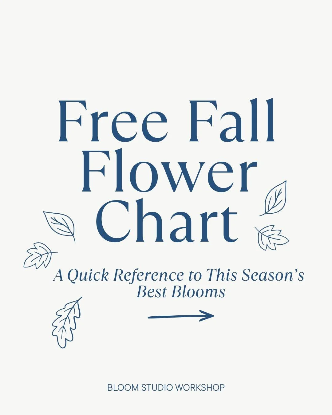 Fall centerpiece season is coming, and it pays to know your blooms before you're staring at entire Pinterest board wondering what's actually available!

So, I put together a free fall flower chart! It includes popular seasonal blooms, what colors the