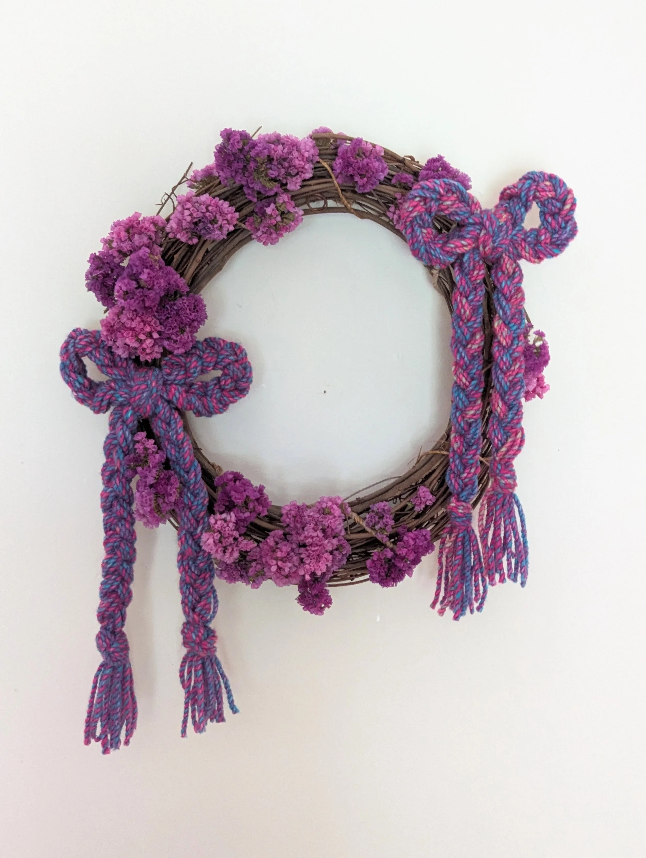 Dried Wreath - Knitting Project