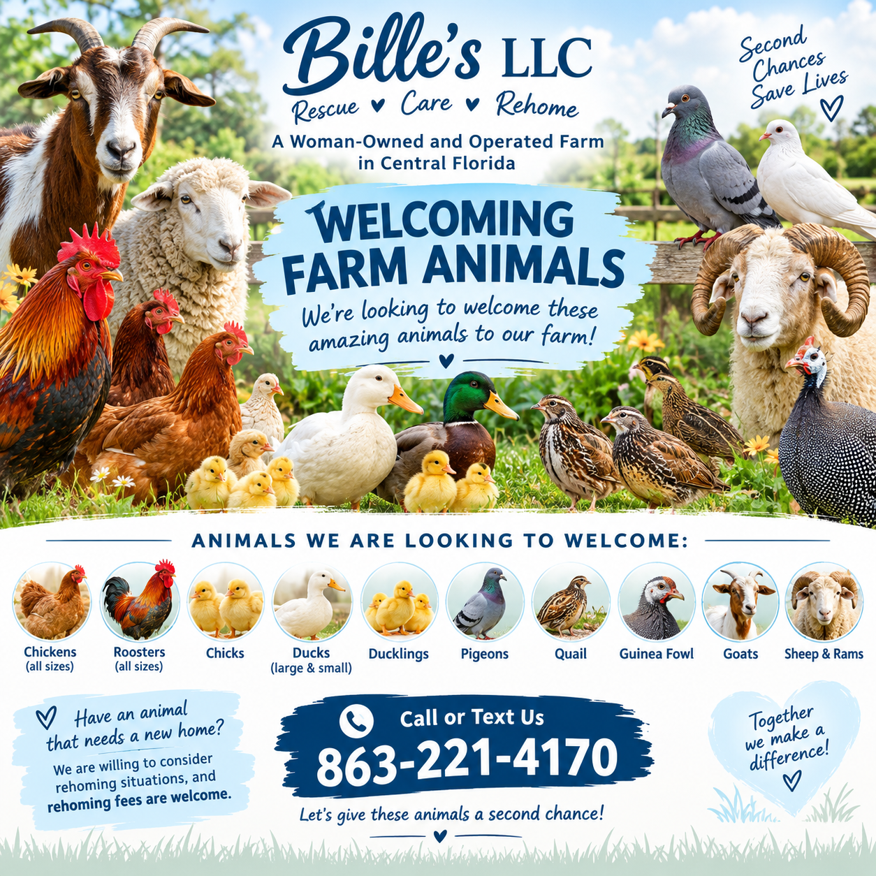 We Buy & Rescue Farm Animals