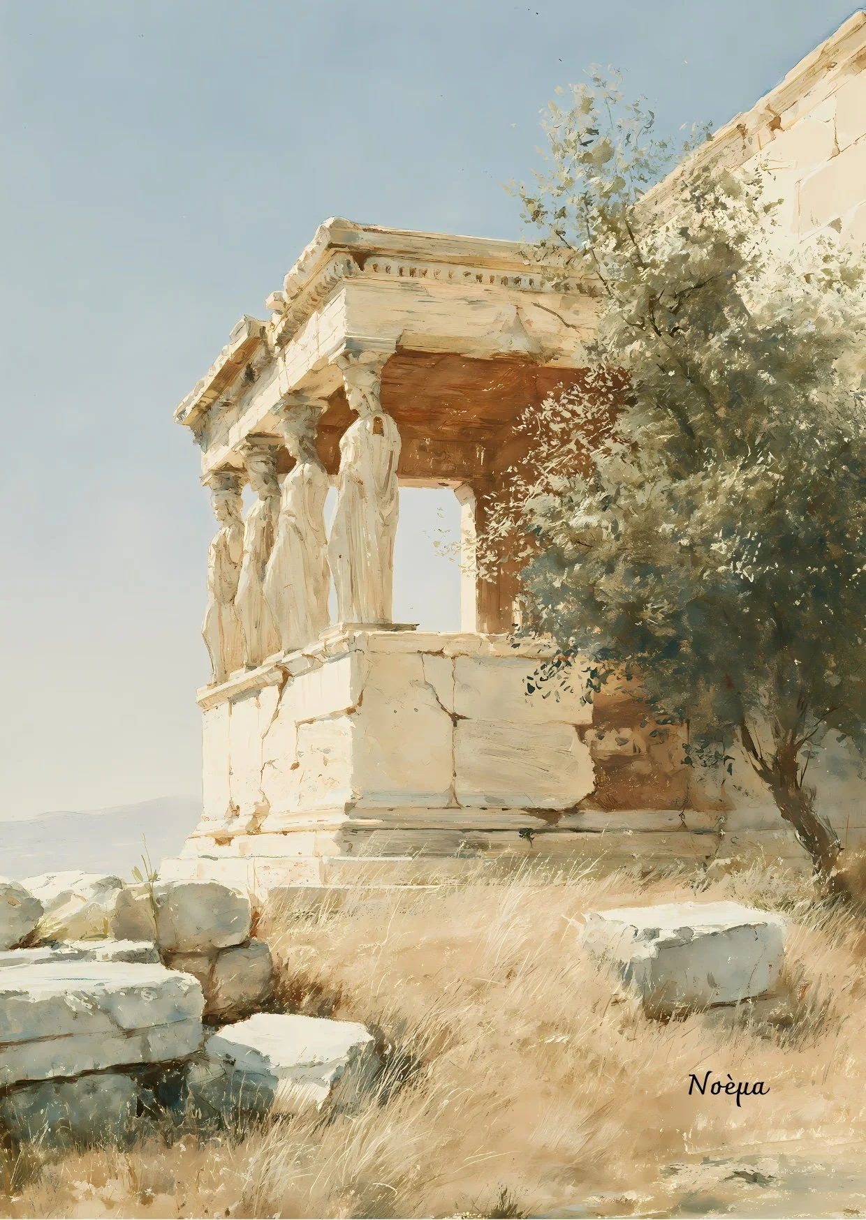 Carte Postale Καρυάτιδες