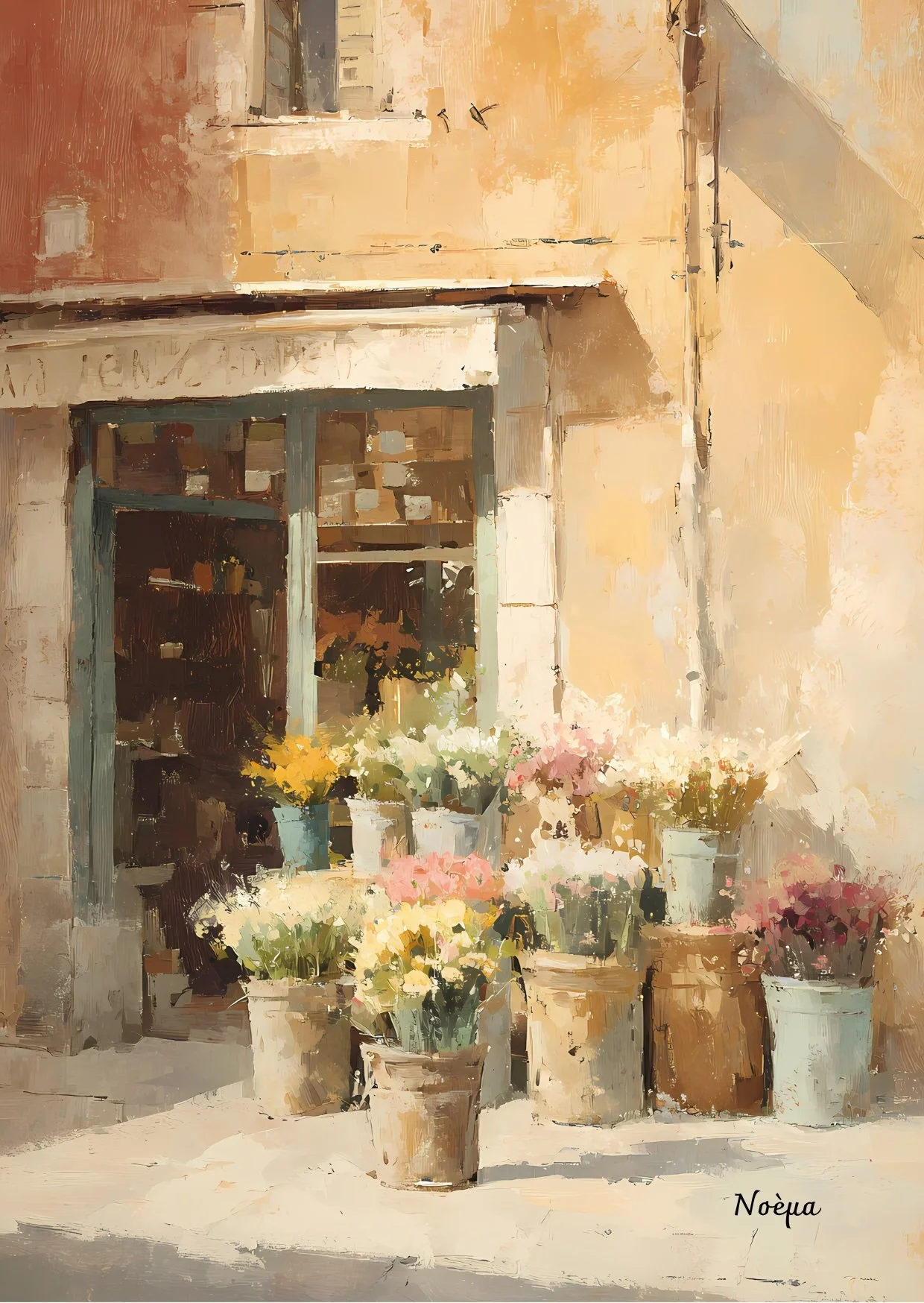 Carte Postal Ανθοπωλείο
