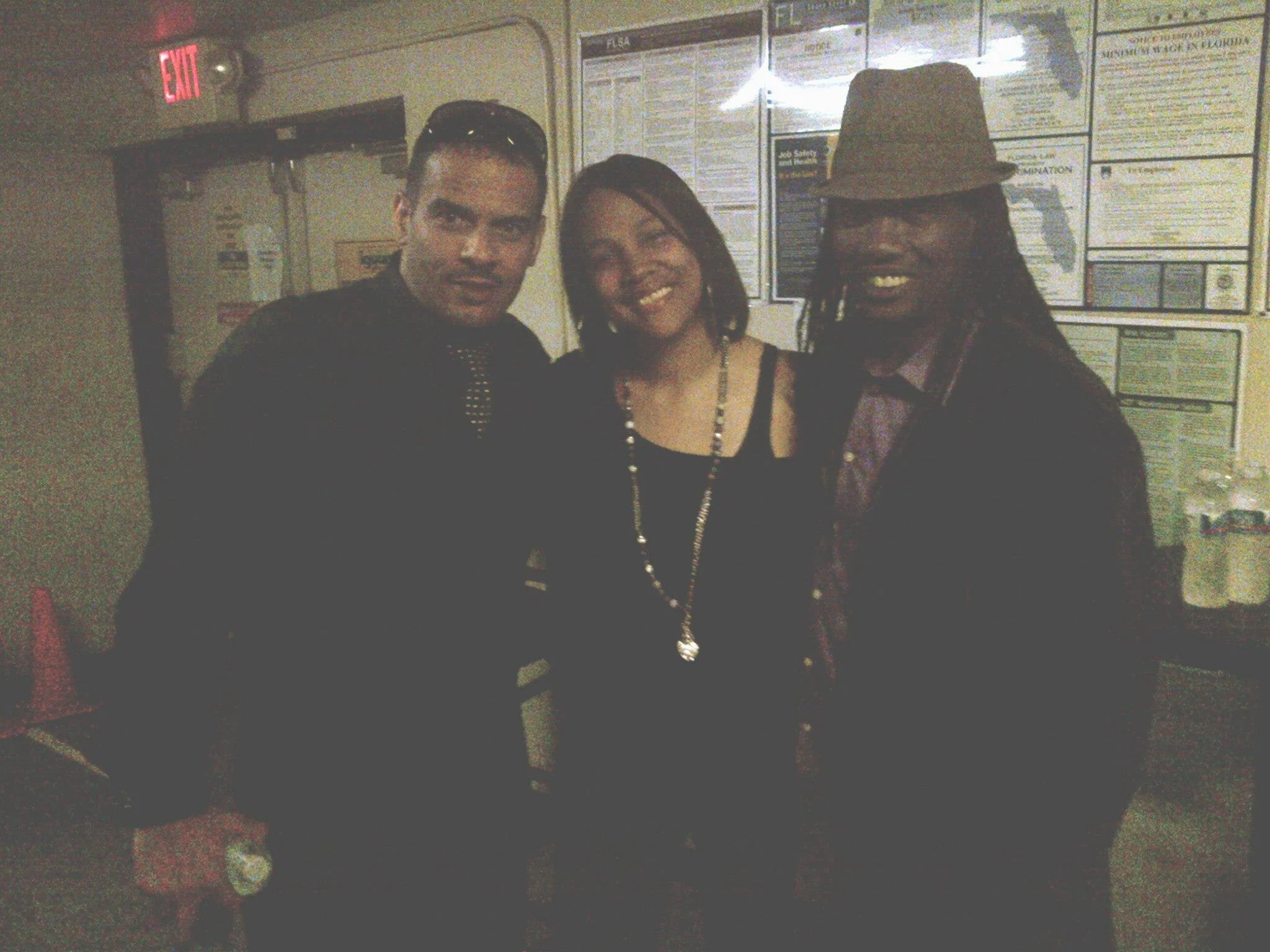 Monie Love and Christopher Williams