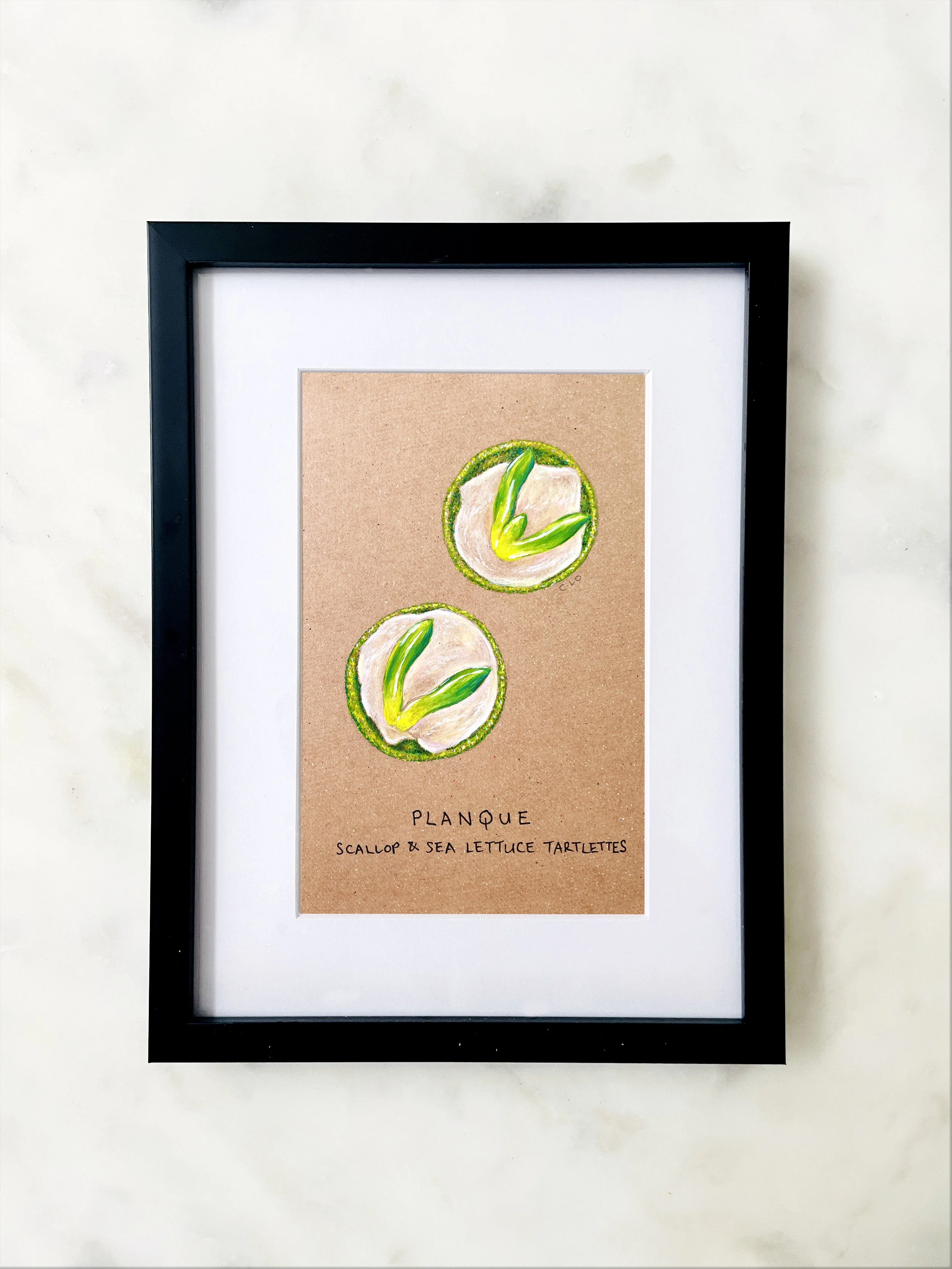 Planque Scallop & Sea Lettuce Tarlettes