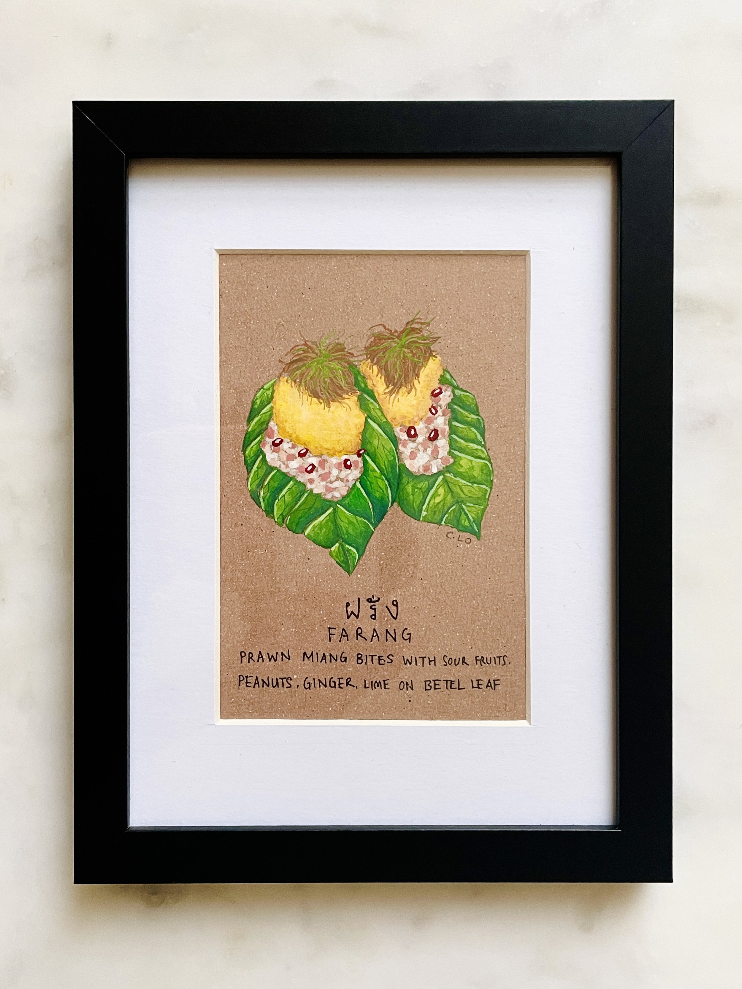 Farang Prawn Miang Bites