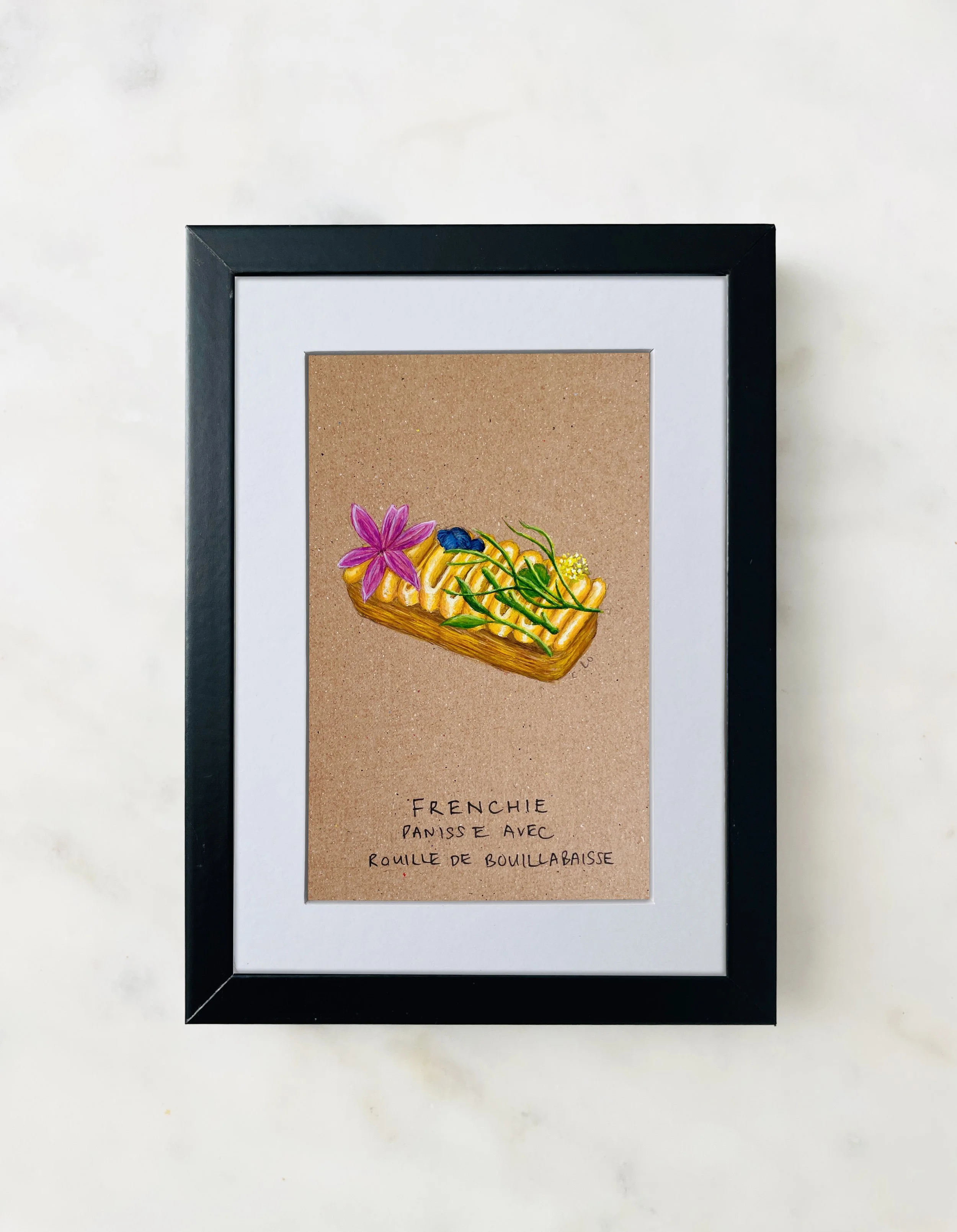 Frenchie Panisse with Bouillabaisse Rouille