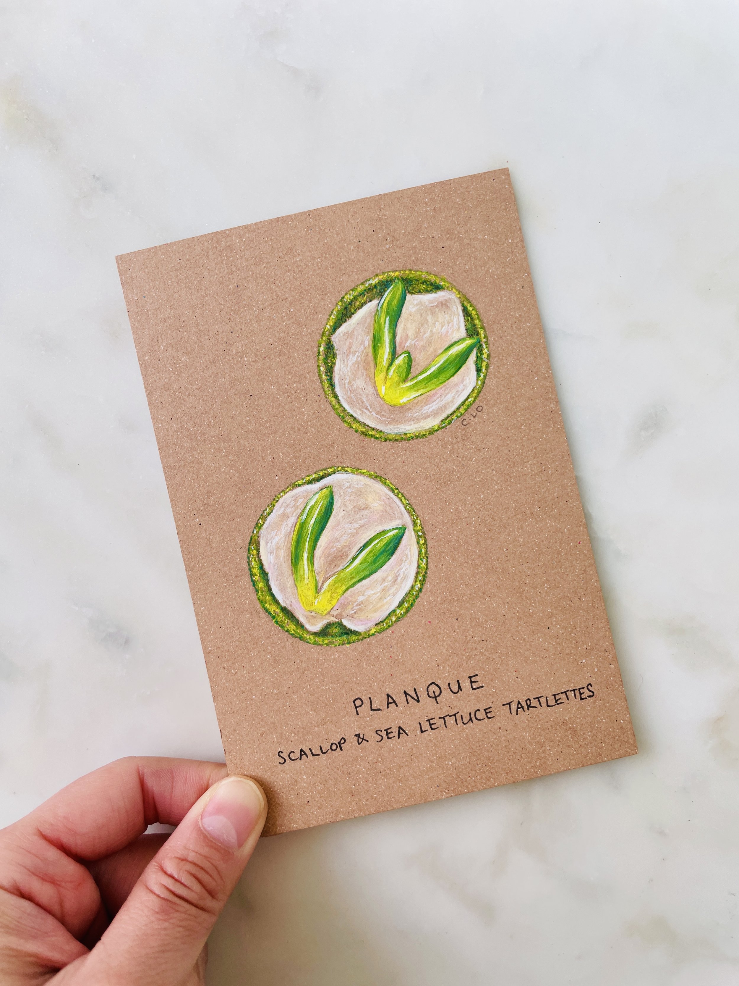 Planque Scallop & Sea Lettuce Tarlettes