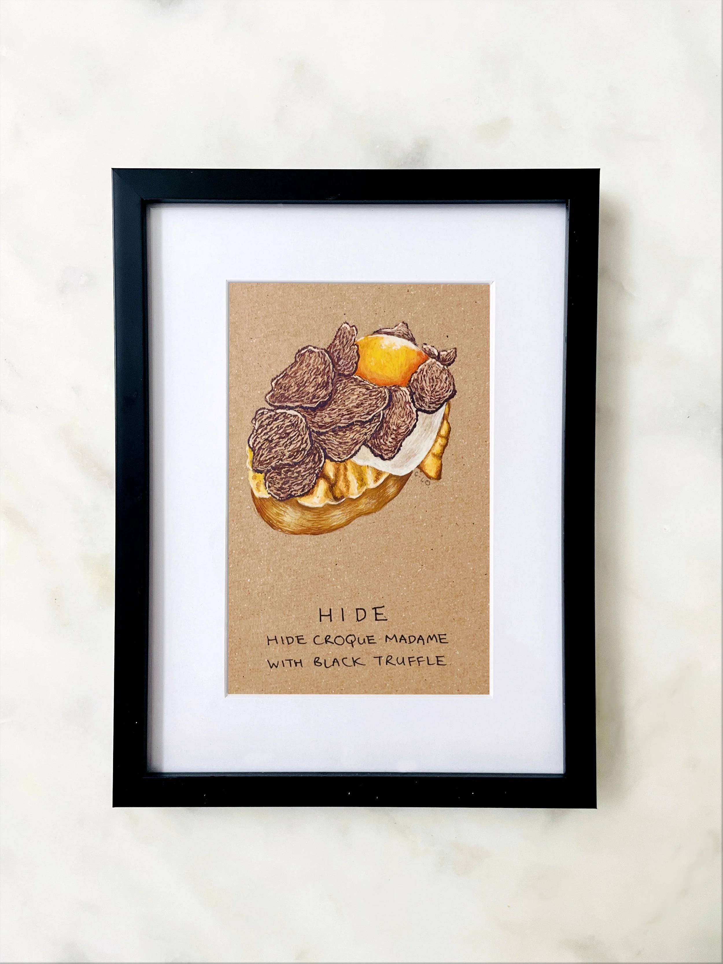 Hide Croque Madame with Black Truffle