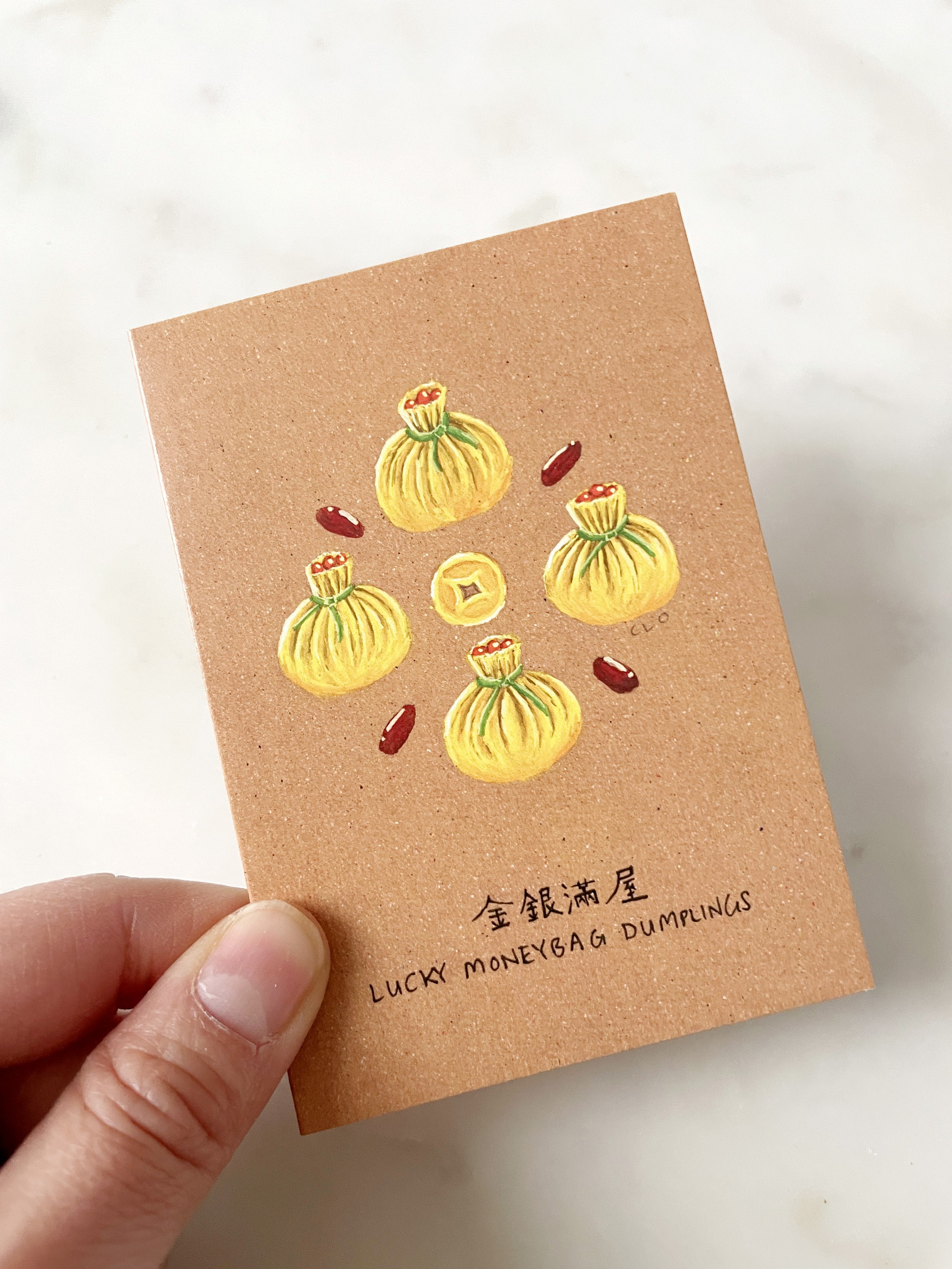 Lunar New Year Moneybag Dumplings
