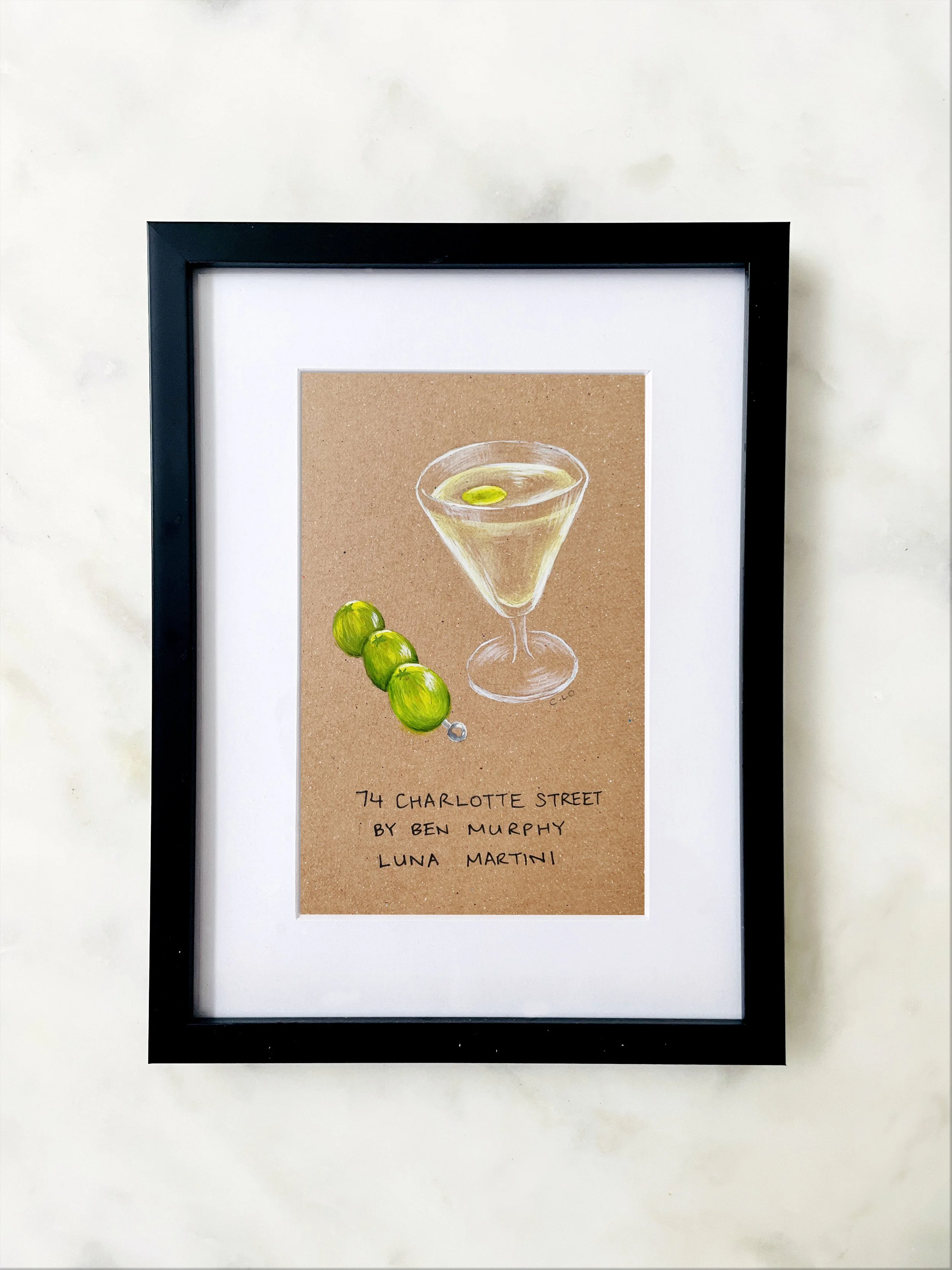 74 Charlotte Street by Ben Murphy Luna Martini