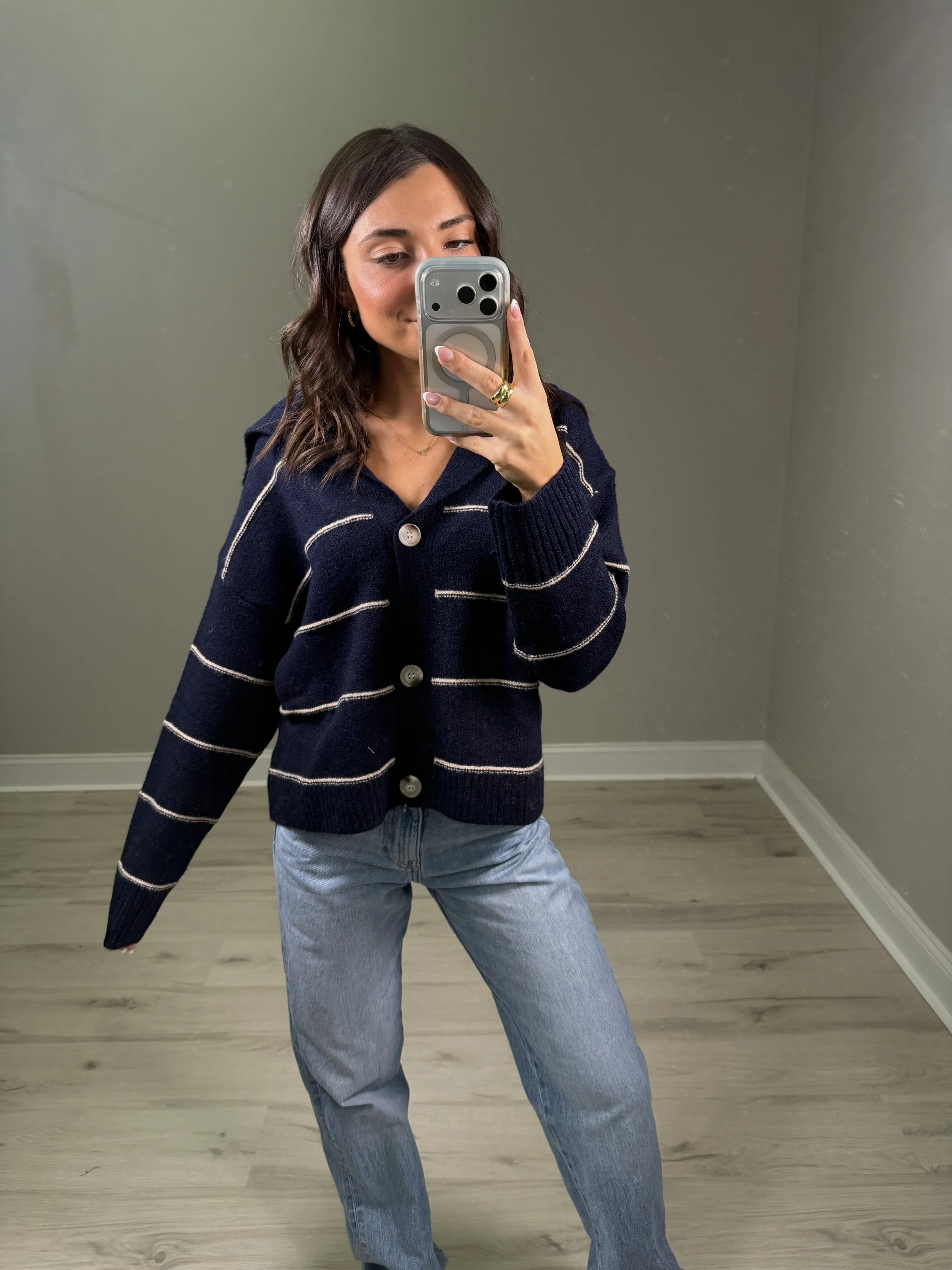 Emily Sweater- Navy Blue