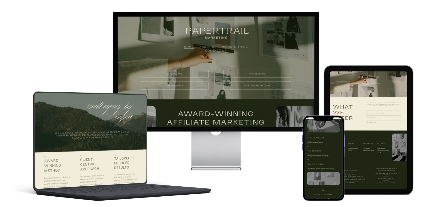 Best affordable small business website design by NextDay Studios.
