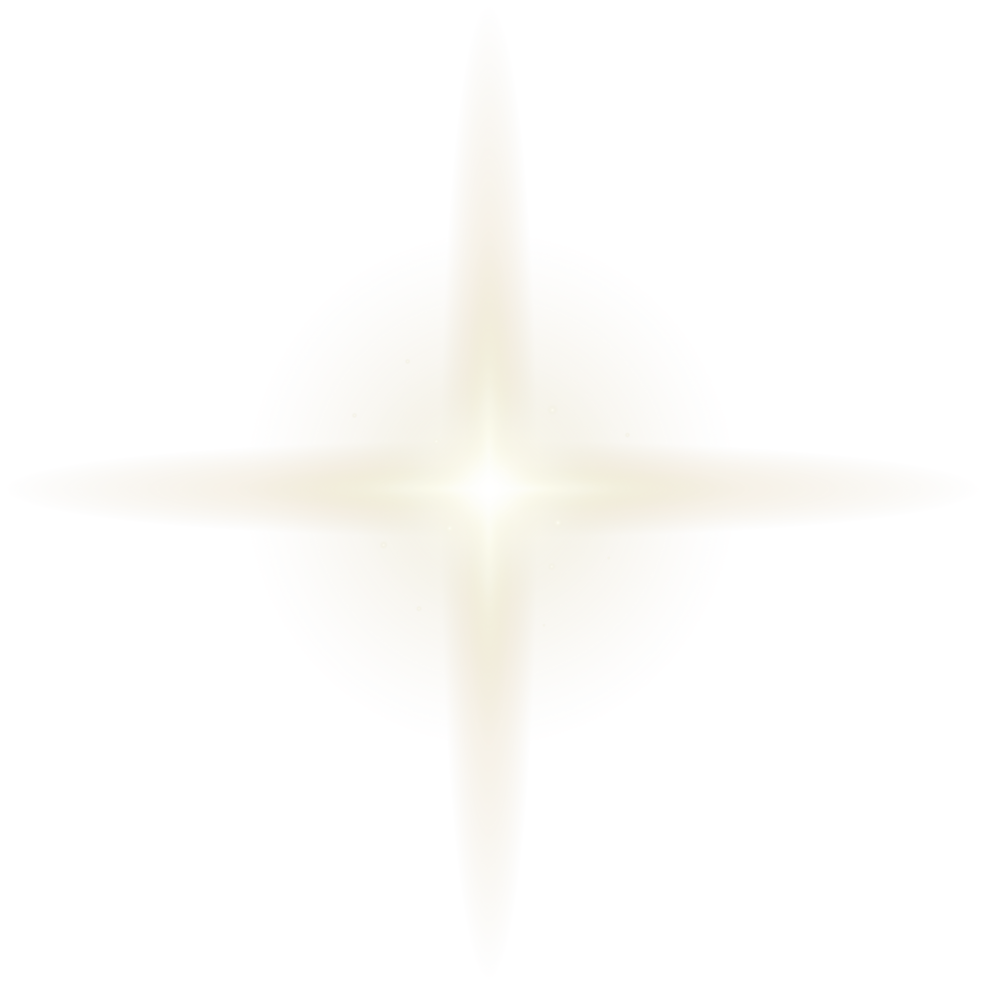 Bright star-shaped light with four elongated glowing points in beige and white colors.