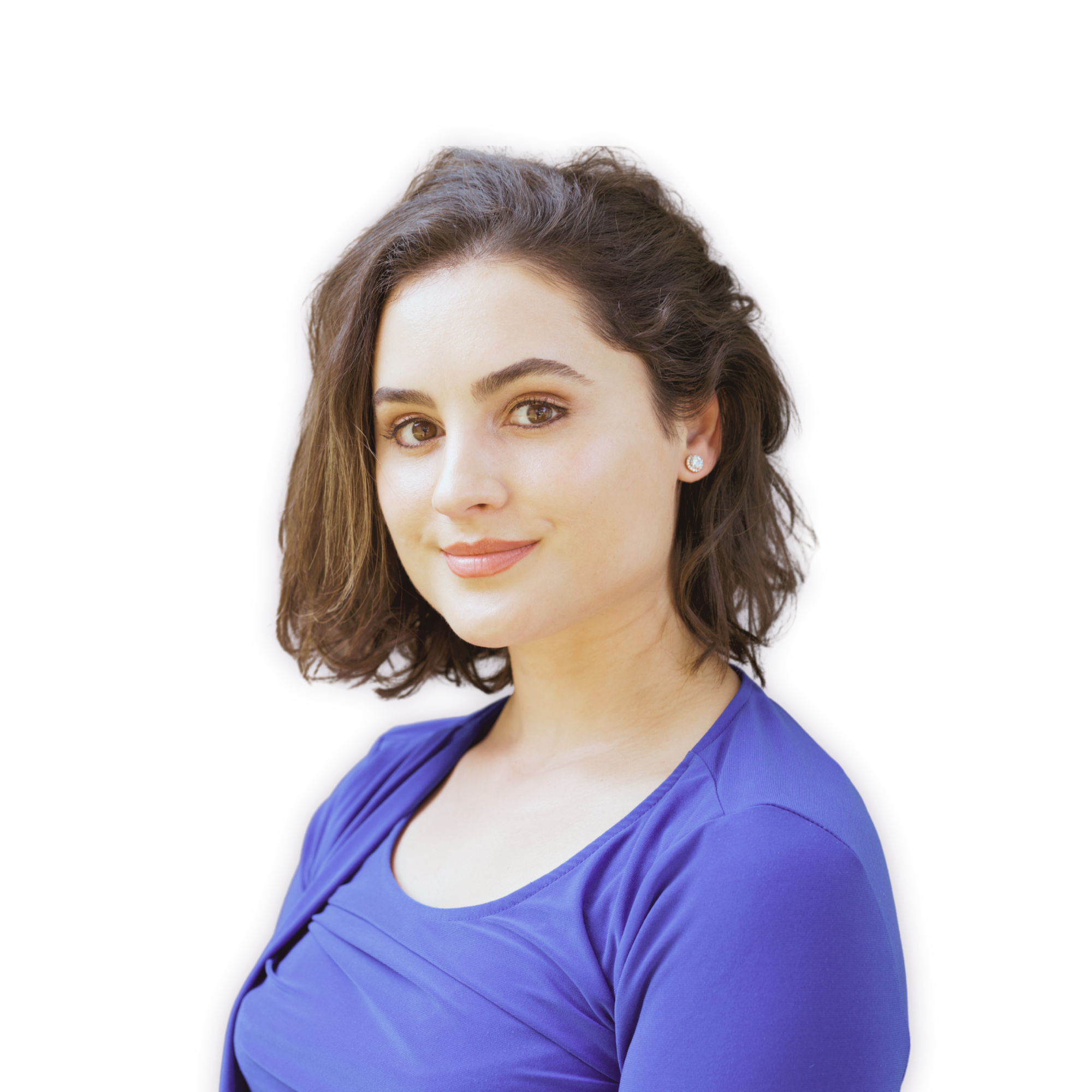 Portrait of Olympia Georgeson, psychotherapist, coach for intimacy, love, trauma-informed relationship.