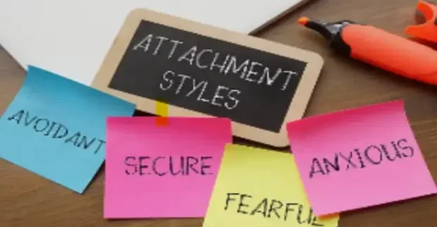 Sticky note about avoidant attachment - Liminality Professional Psychotherapy.webp