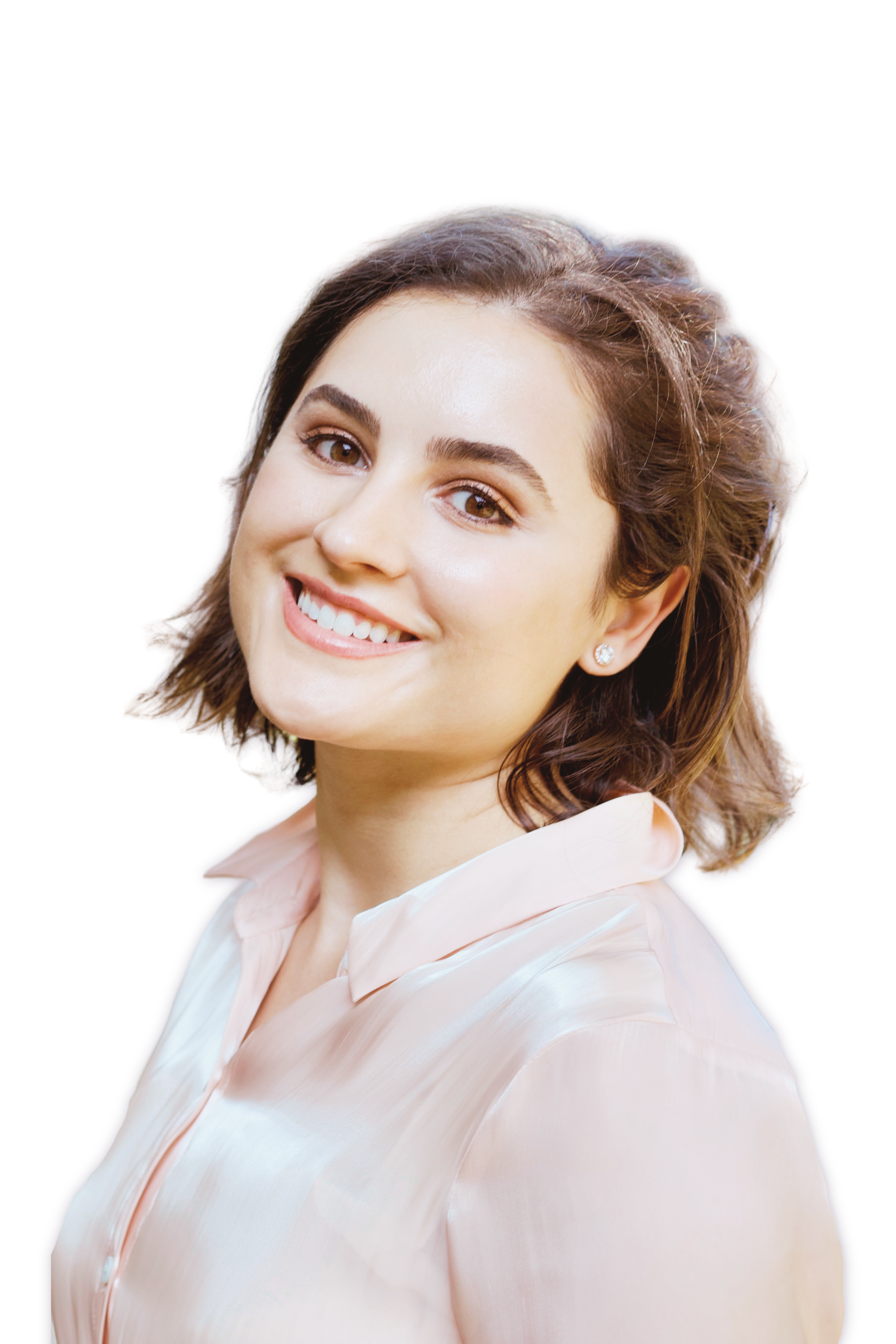 Portrait of Olympia Georgeson, psychotherapist, coach for intimacy, love, trauma-informed relationship.