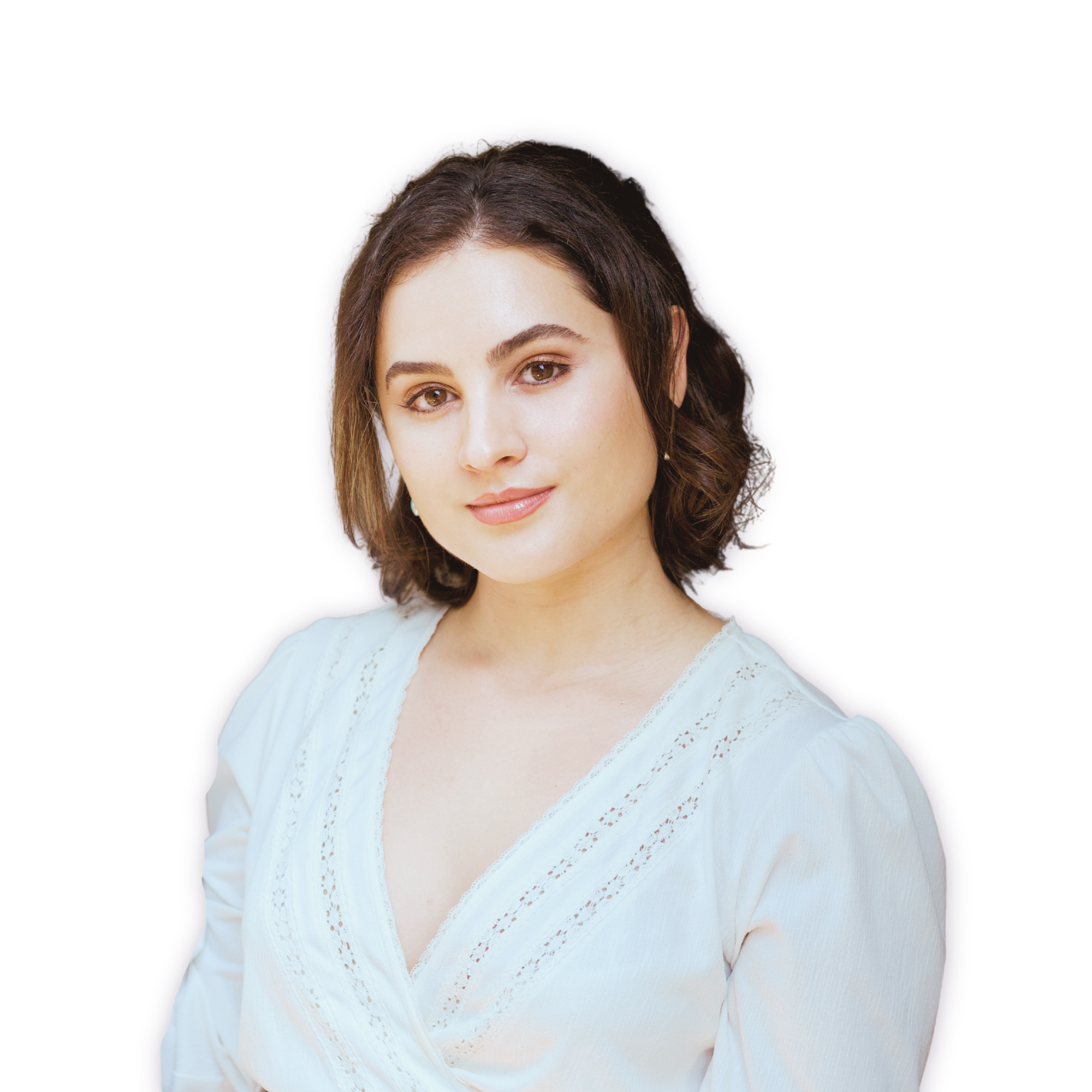 Portrait of Olympia Georgeson, psychotherapist, coach for intimacy, love, trauma-informed relationship.