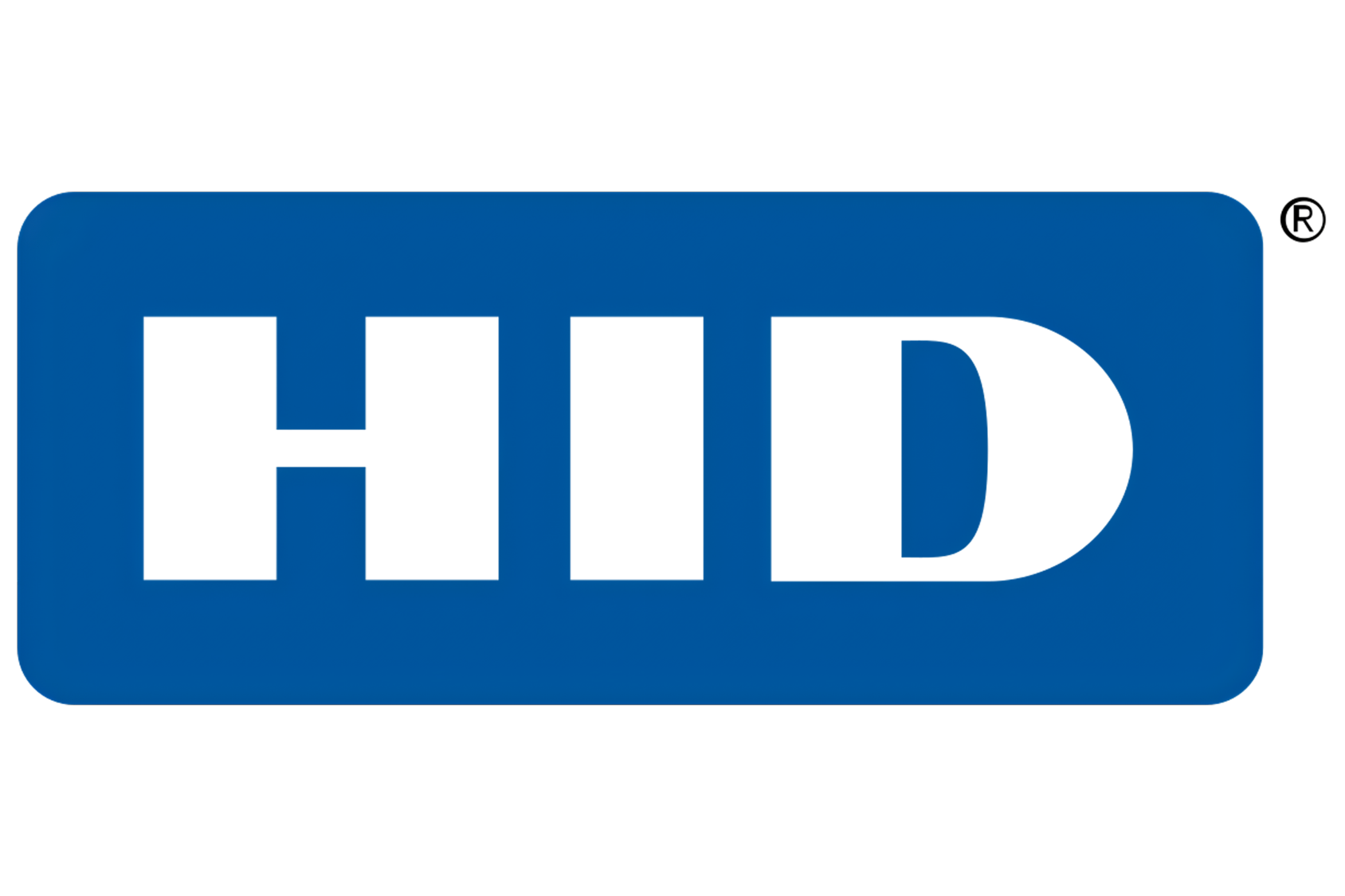 Blue HD logo with rounded edges on a dark background.
