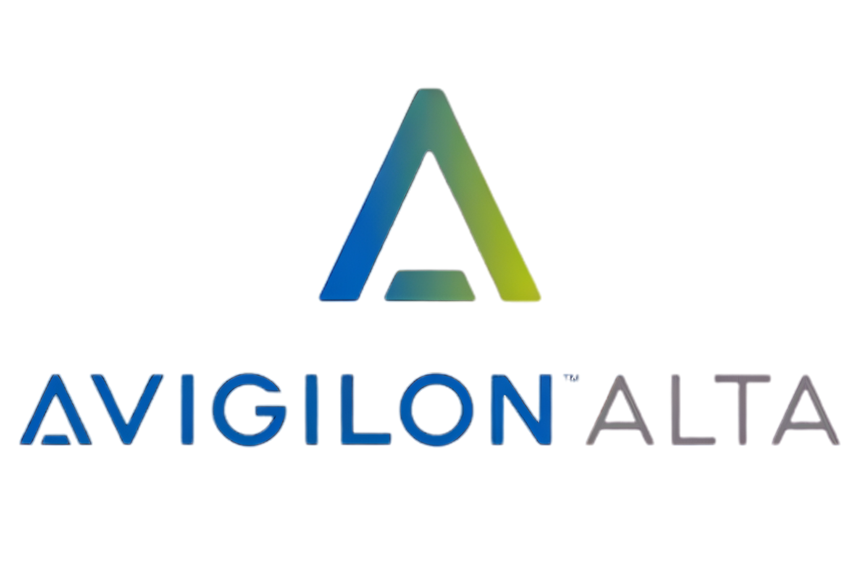 A stylized logo with a large triangular 'A' in gradient green and blue, with the text 'AVIGLONTA' in multicolored 3D letters below.
