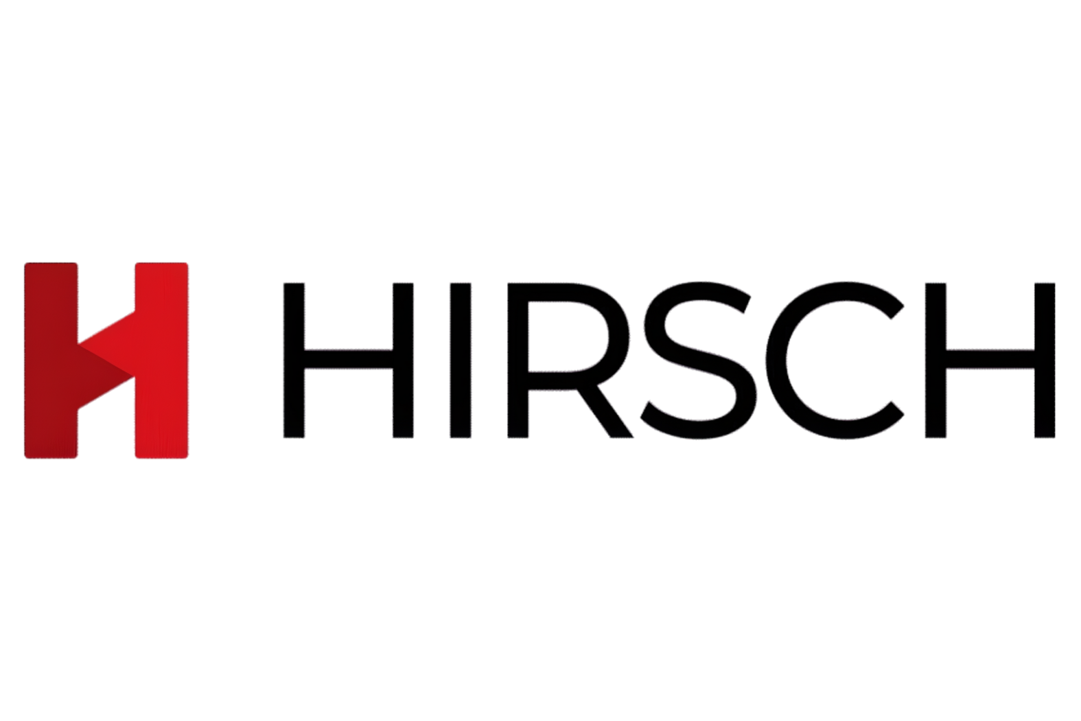 The image shows the logo of the channel 'Hirsch' which includes a stylized red 'H' and the word 'HIRSCH' in black text.