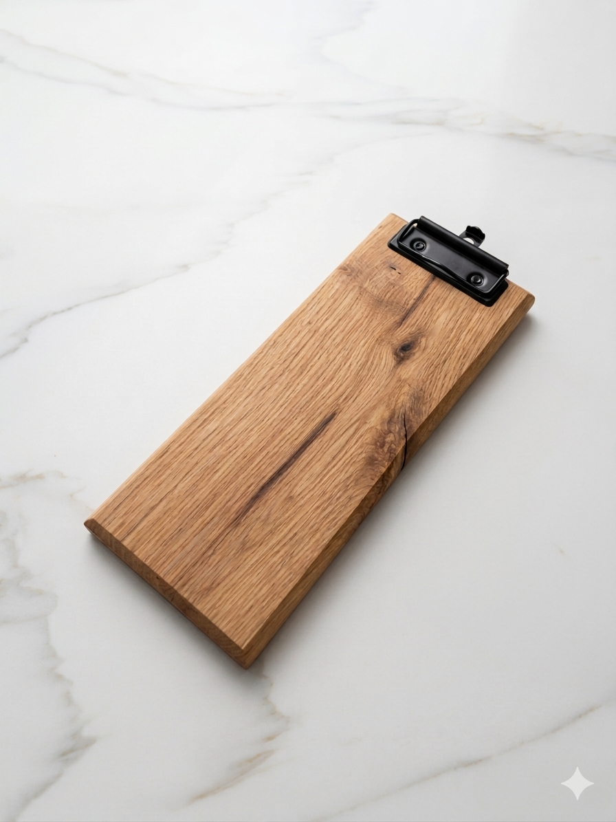 White Oak Check Presenter