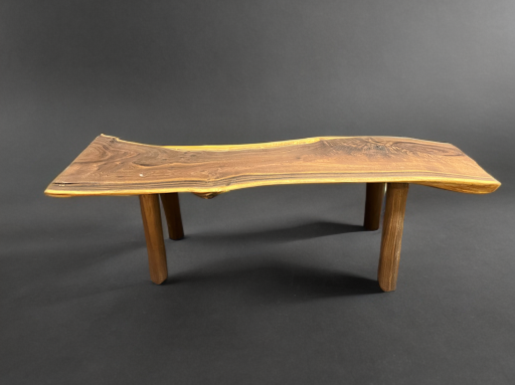 Walnut Slab Bench $1200