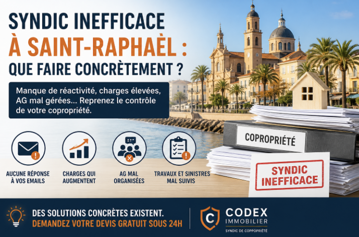Syndic inefficace à Saint-Raphaël : que faire concrètement ?