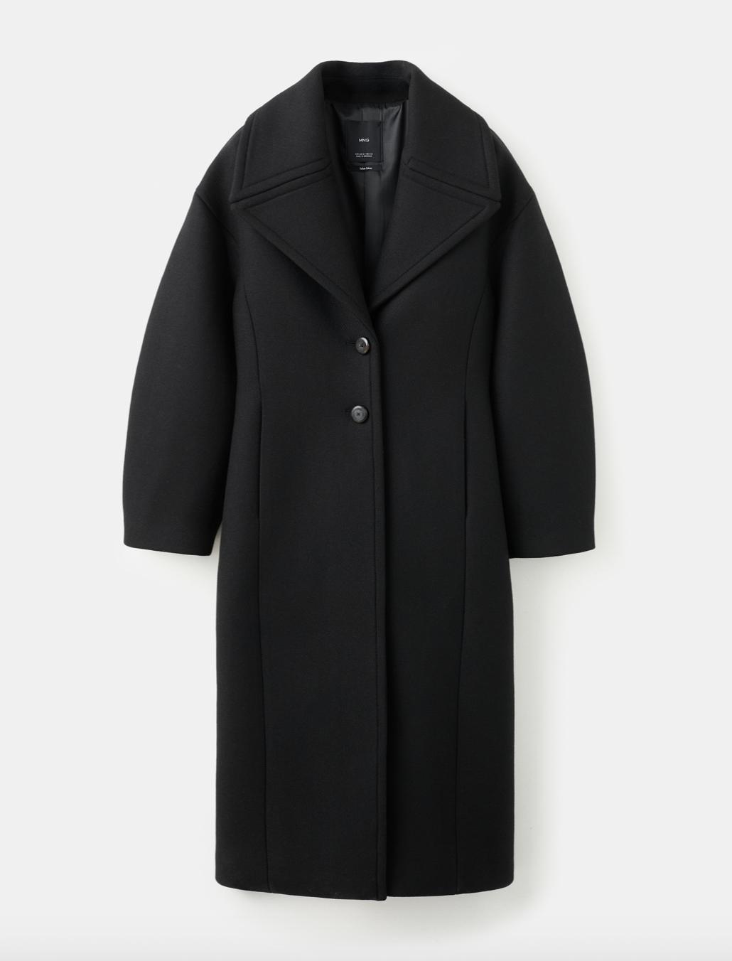 STRUCTURED WOOL COAT