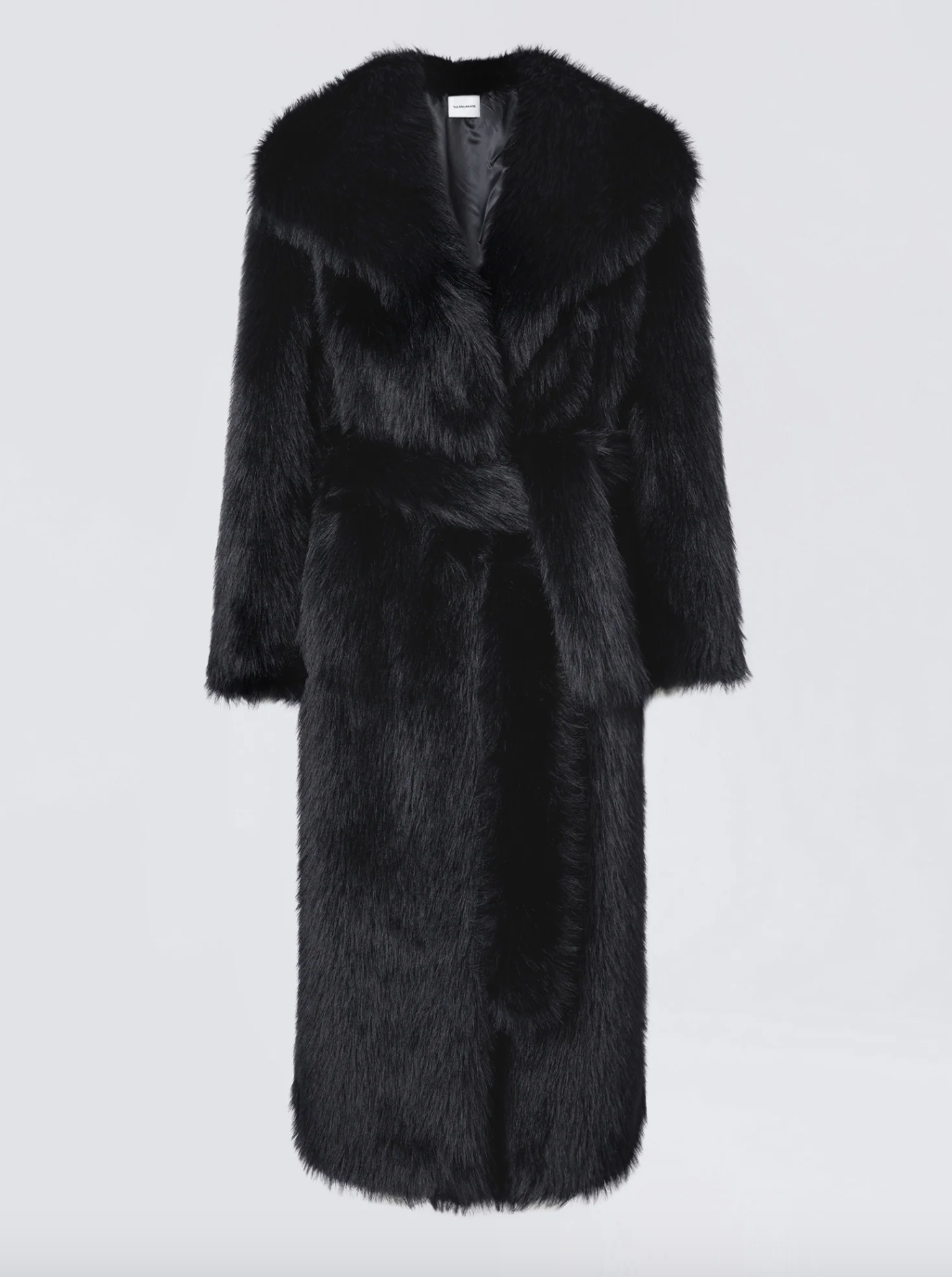 FAUX FUR MAXI COAT