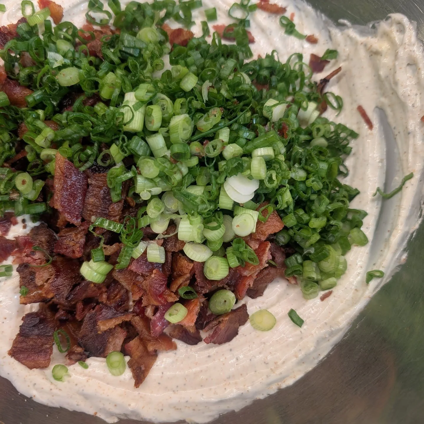 Dressing for the loaded baked potato salad.
🍖🔪♨️#RI #RhodeIsland #RhodeIslandWedding #RhodeIslandFoodie #Catering #BBQ #SmokedMeat #PitMaster #Foodie #BBQLovers #GrillMaster #Brisket #BurntEnds #PorkBelly #CornBread #Cookout #Food #EVentCatering #G