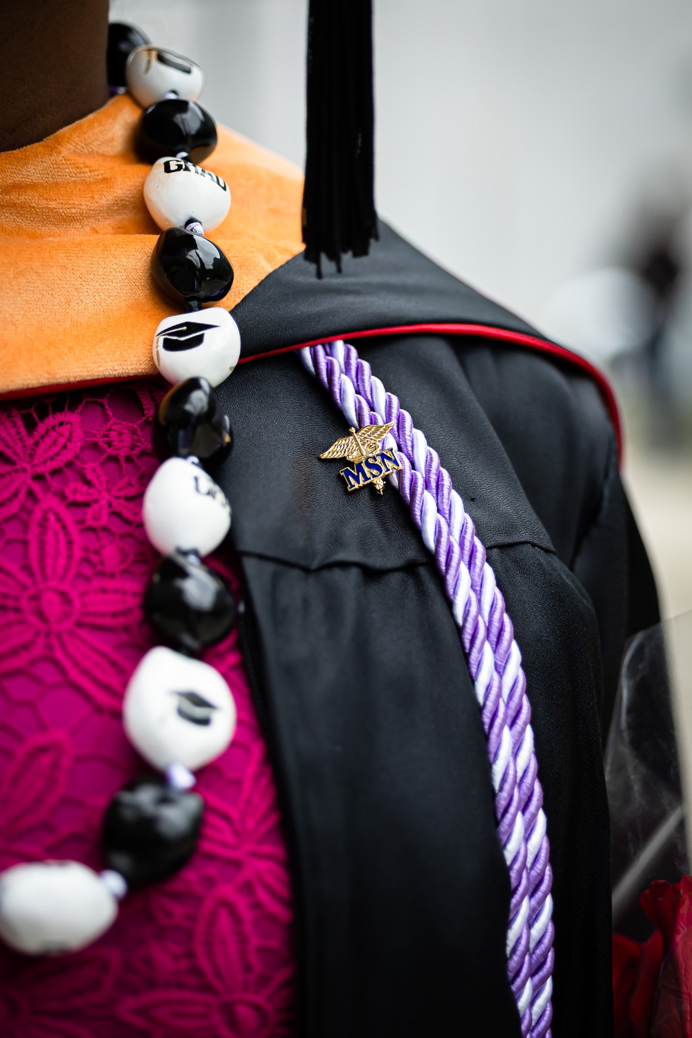San Antonio graduation photographer - cap and gown portrait session