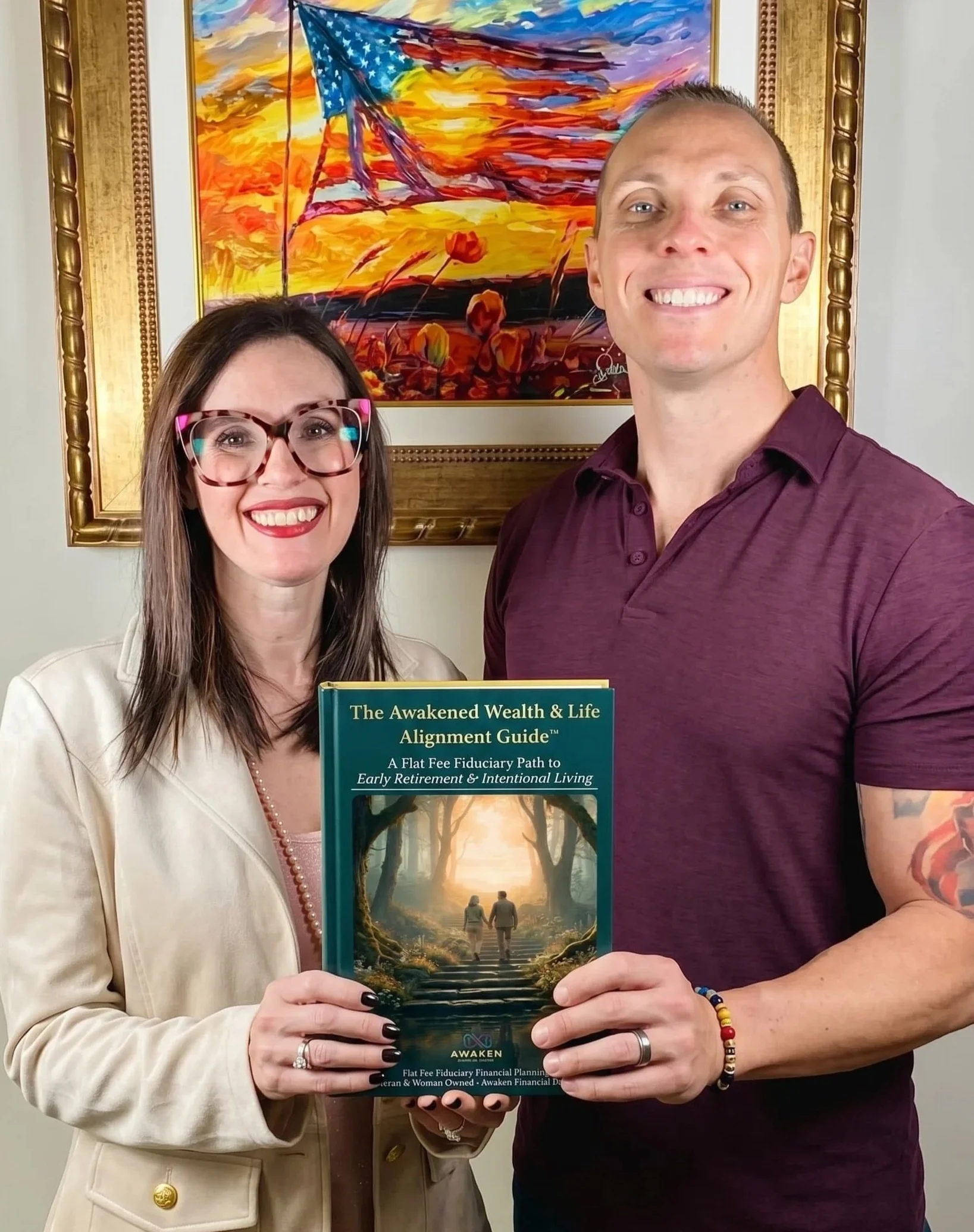 David and Ashley Lundberg, founders of Awaken Financial Designs, flat-fee fiduciary financial planners in Cary NC
