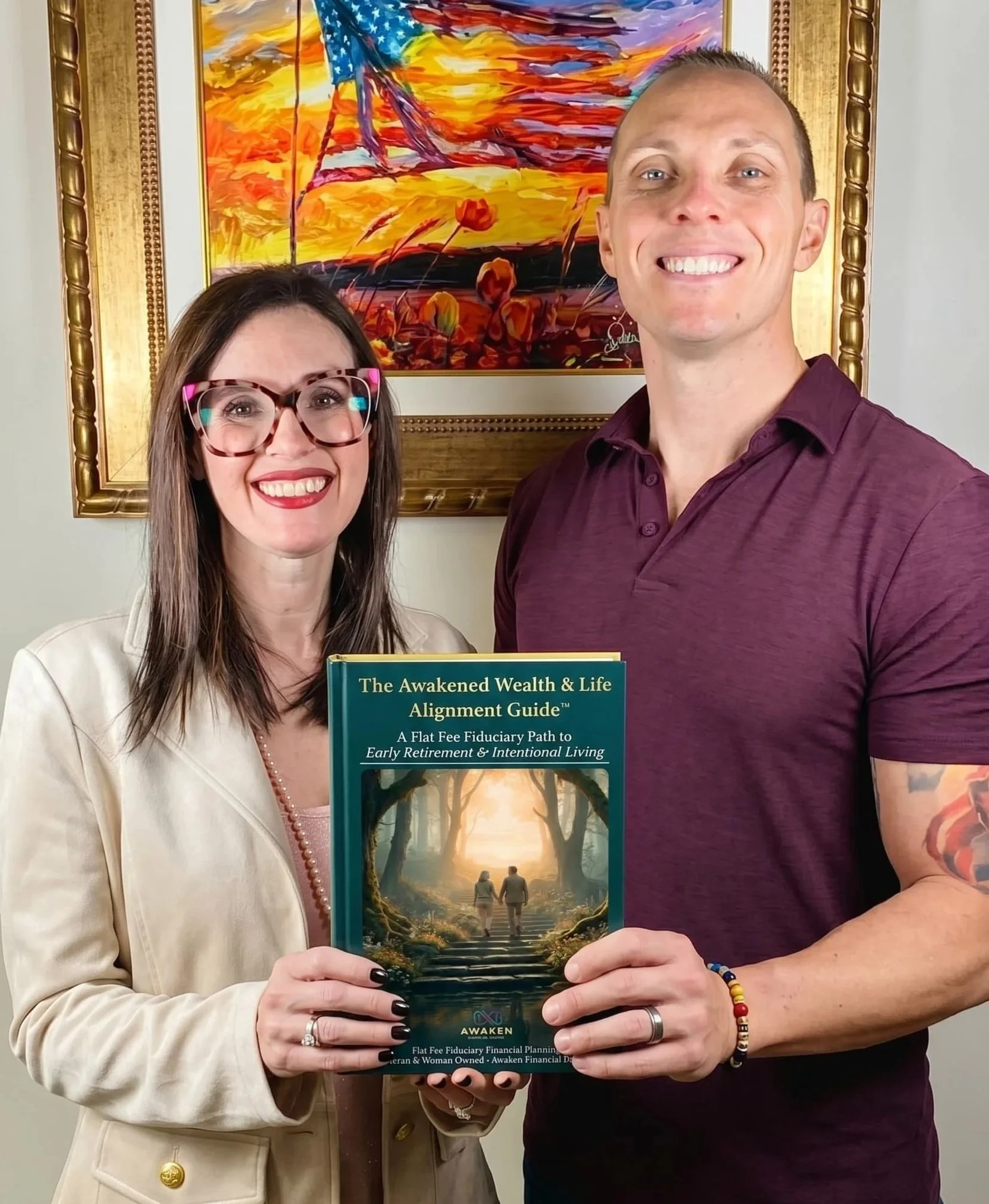 David and Ashley Lundberg, founders of Awaken Financial Designs, flat-fee fiduciary financial planners in Cary NC
